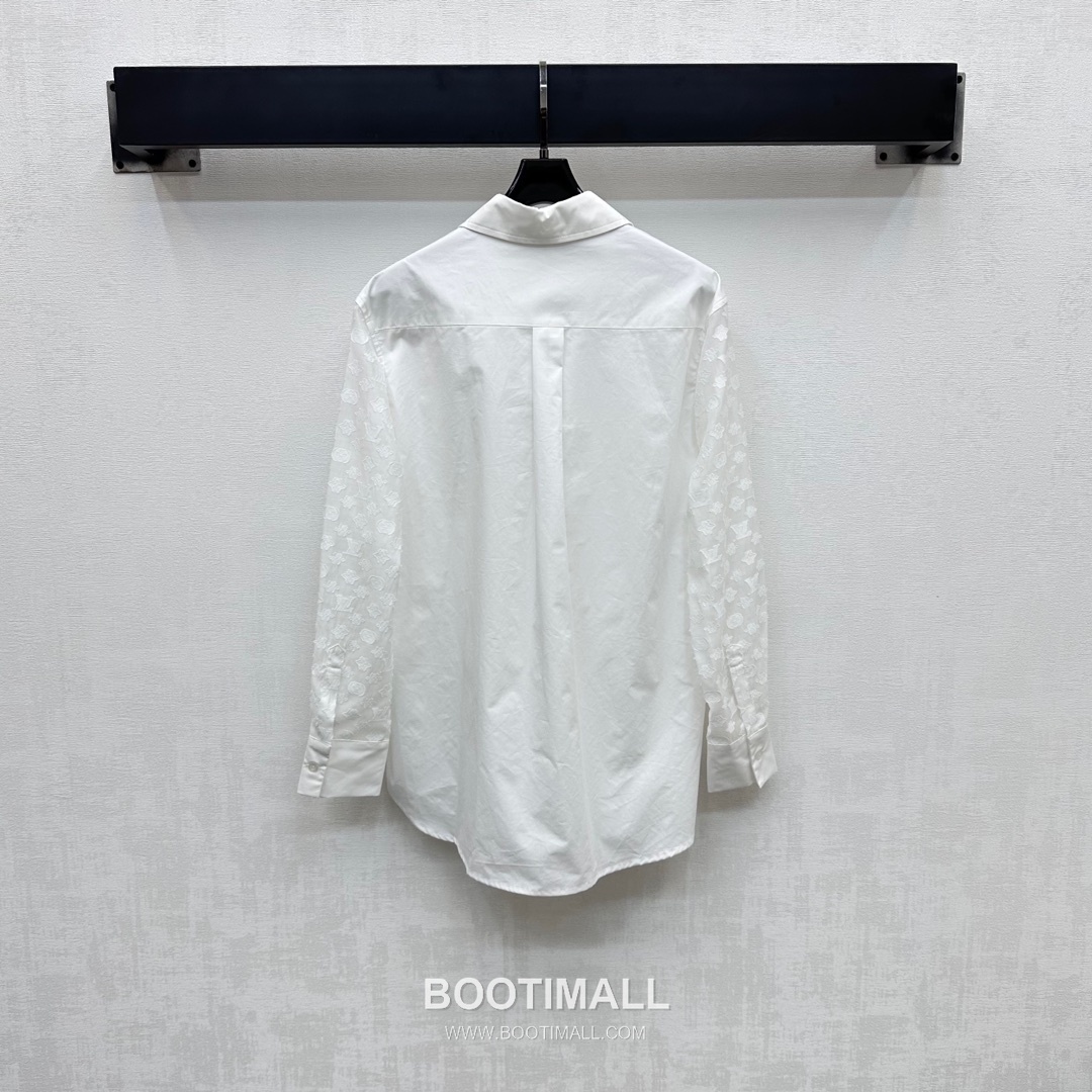 Louis Vuitton 2026 S/S Cotton Twill Shirt Jacquard Patchwork Logo Detail 루이비통 코튼 트윌 셔츠 자카드 패치워크 로고 디테일 15
