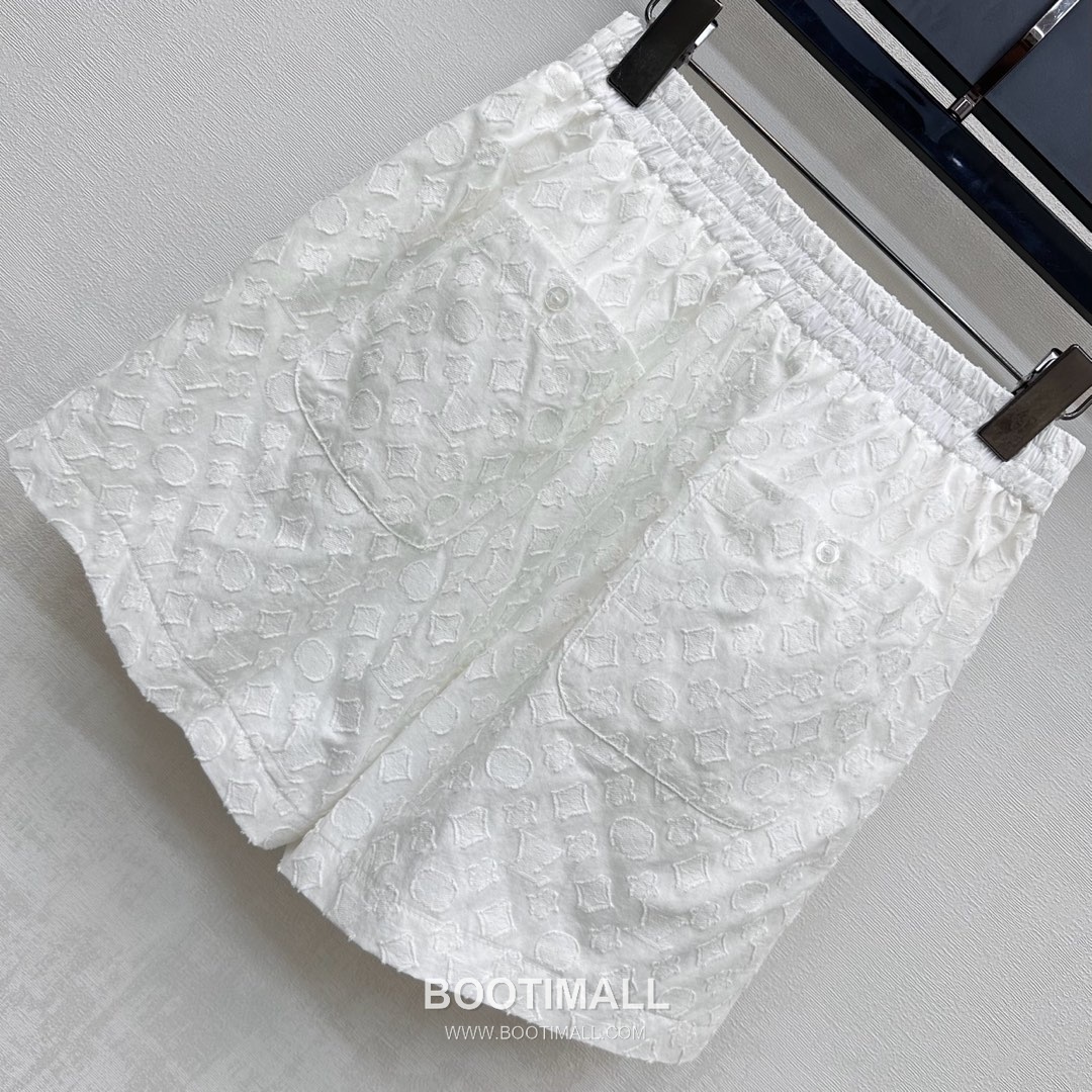 Louis Vuitton 2026 S/S Cotton Twill Shirt Jacquard Patchwork Logo Detail 루이비통 코튼 트윌 셔츠 자카드 패치워크 로고 디테일 24