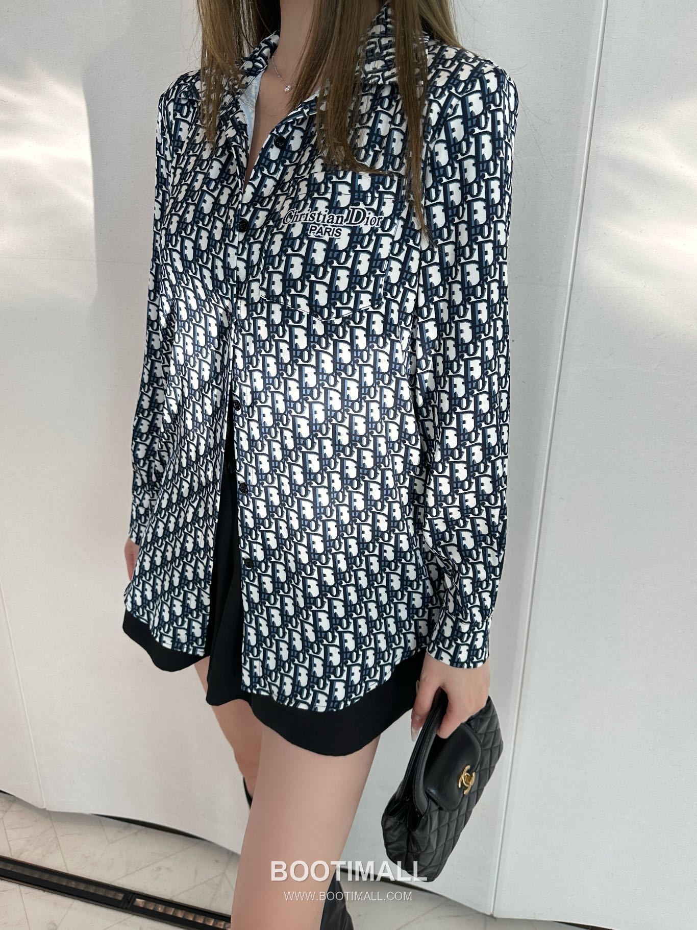 Dior 2026 S/S Cotton Shirt Allover Monogram Print Logo Detail 디올 코튼 셔츠 올오버 모노그램 프린트 로고 디테일 5