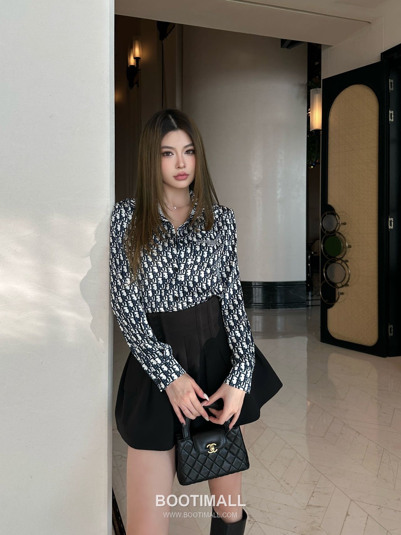 Dior 2026 S/S Cotton Shirt Allover Monogram Print Logo Detail 디올 코튼 셔츠 올오버 모노그램 프린트 로고 디테일 8