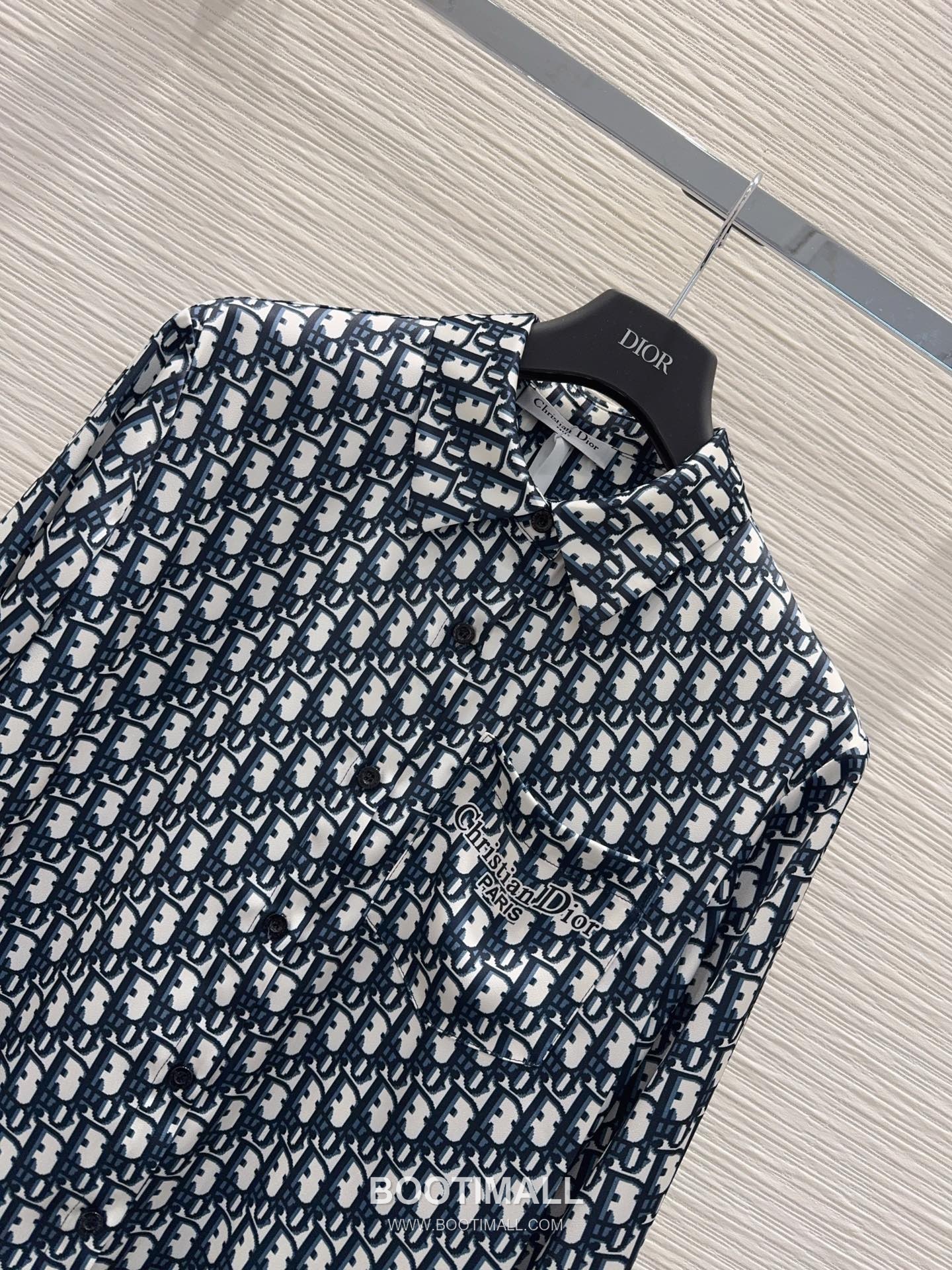 Dior 2026 S/S Cotton Shirt Allover Monogram Print Logo Detail 디올 코튼 셔츠 올오버 모노그램 프린트 로고 디테일 11