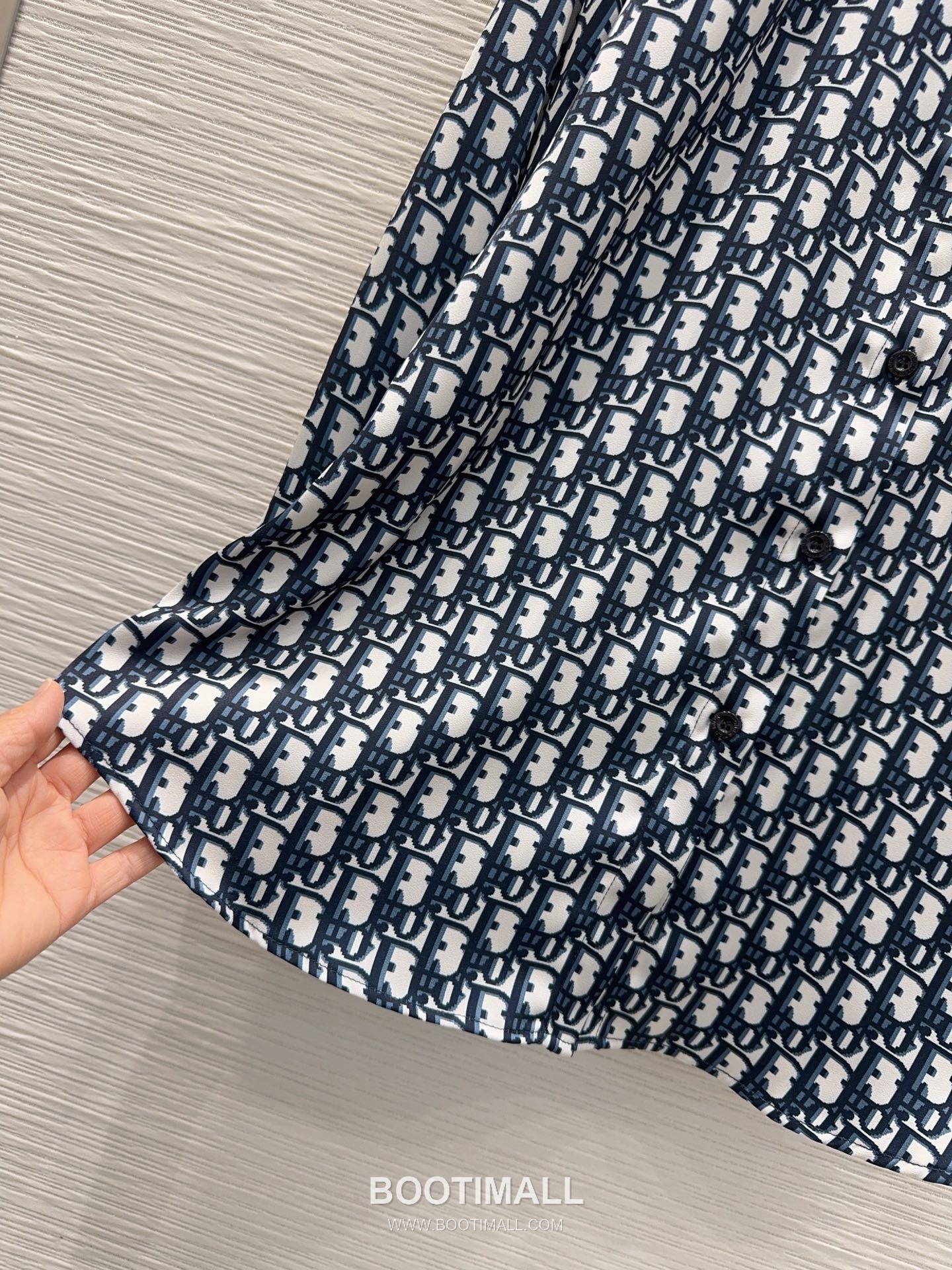 Dior 2026 S/S Cotton Shirt Allover Monogram Print Logo Detail 디올 코튼 셔츠 올오버 모노그램 프린트 로고 디테일 14