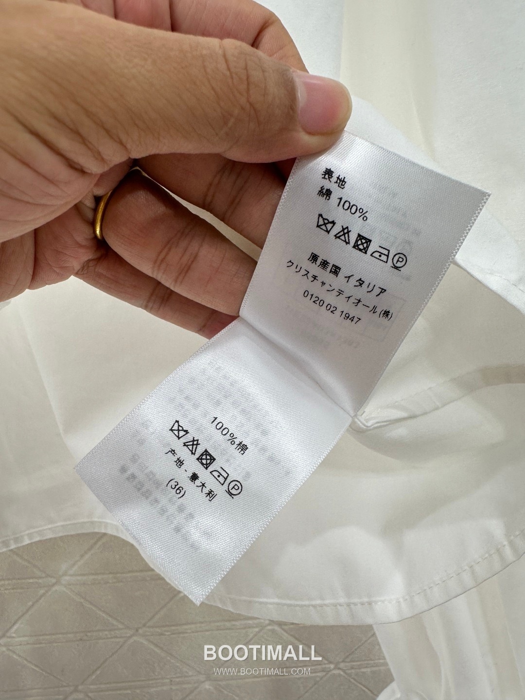 Dior 2026 S/S Cotton Twill Shirt Ruffle Collar Embroidered Bee Logo 디올 코튼 트윌 셔츠 러플 칼라 자수 비 로고 15