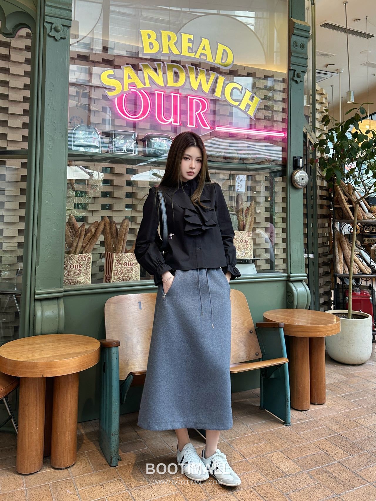 Dior 2026 S/S Cotton Twill Shirt Ruffle Collar Embroidered Bee Logo 디올 코튼 트윌 셔츠 러플 칼라 자수 비 로고 3