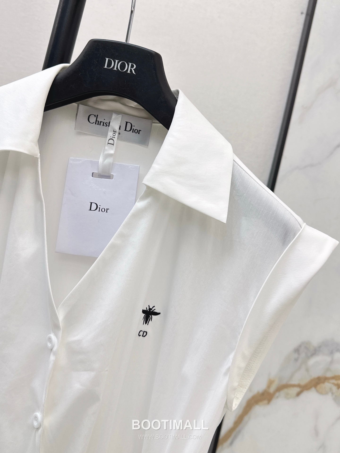 Dior 2026 S/S Polyester Dress Bee Embroidered Logo Detail 디올 폴리에스터 드레스 비 자수 로고 디테일 14
