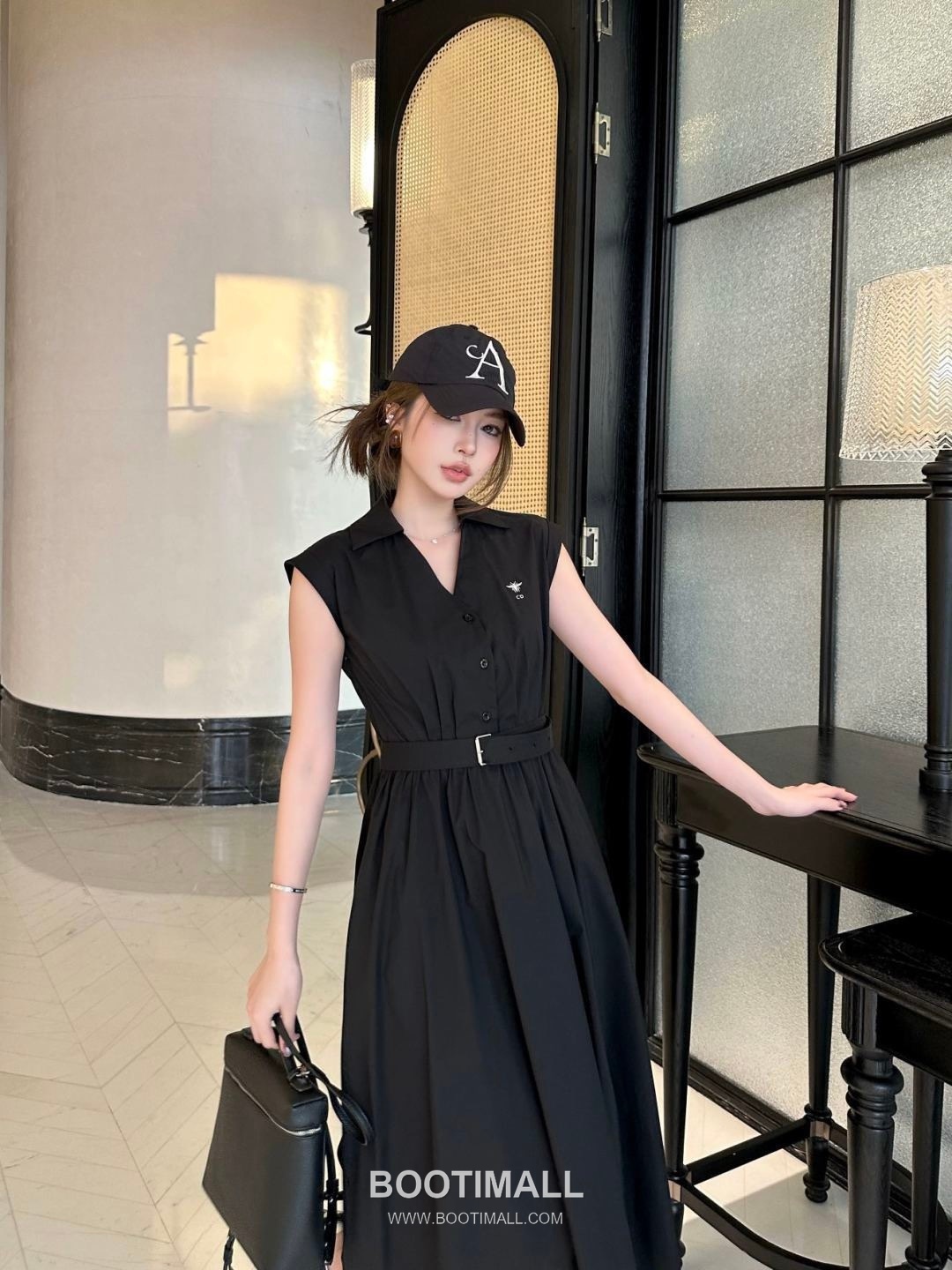 Dior 2026 S/S Polyester Dress Bee Embroidered Logo Detail 디올 폴리에스터 드레스 비 자수 로고 디테일 8