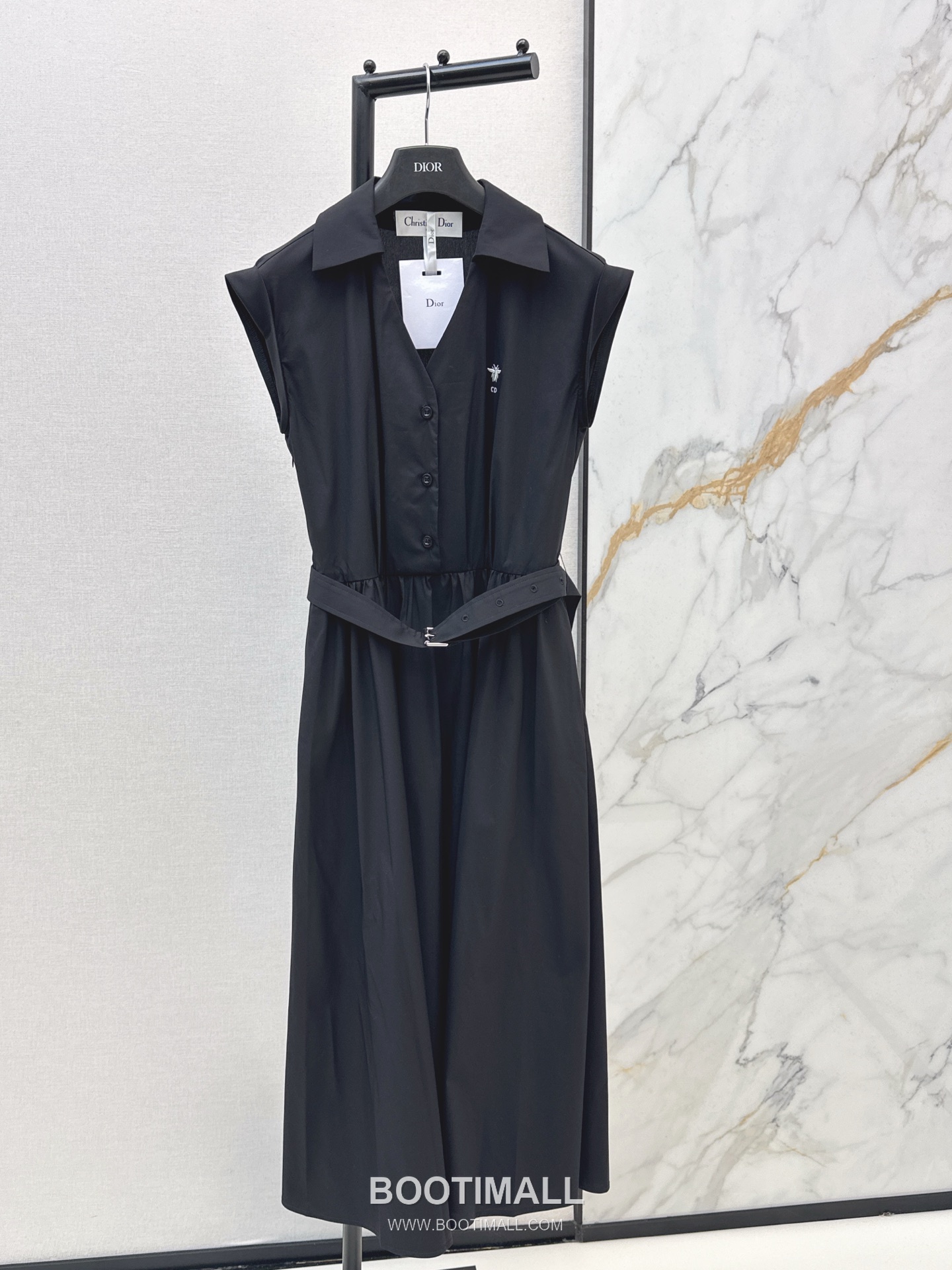 Dior 2026 S/S Polyester Dress Bee Embroidered Logo Detail 디올 폴리에스터 드레스 비 자수 로고 디테일 10