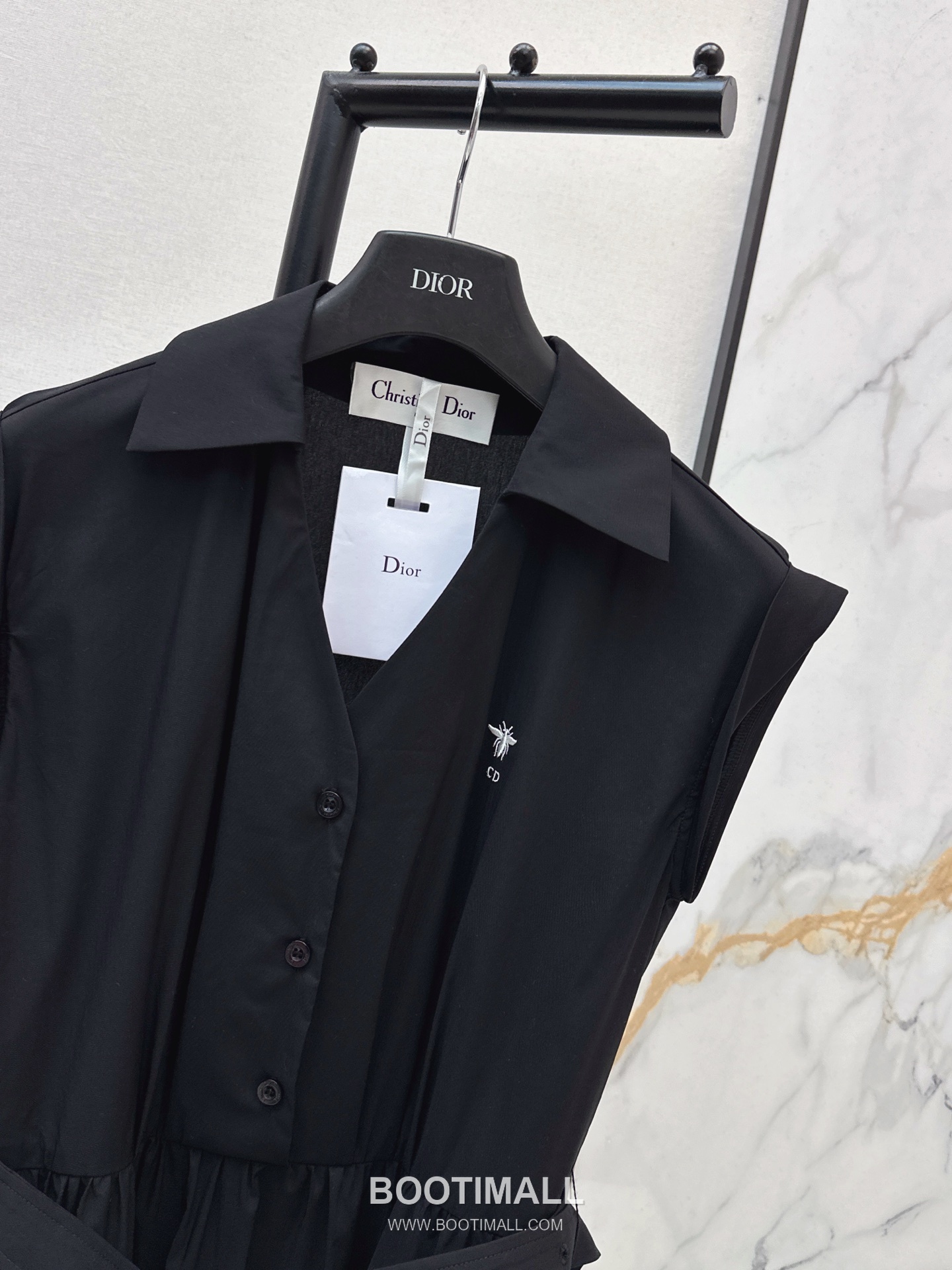 Dior 2026 S/S Polyester Dress Bee Embroidered Logo Detail 디올 폴리에스터 드레스 비 자수 로고 디테일 13