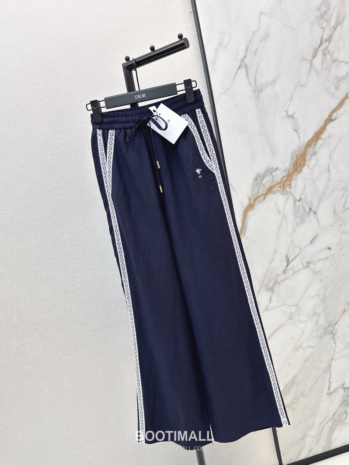 Dior 2026 S/S Linen Blend Pants Straight Fit Lace Detail 디올 린넨 블렌드 팬츠 스트레이트 핏 레이스 디테일 11