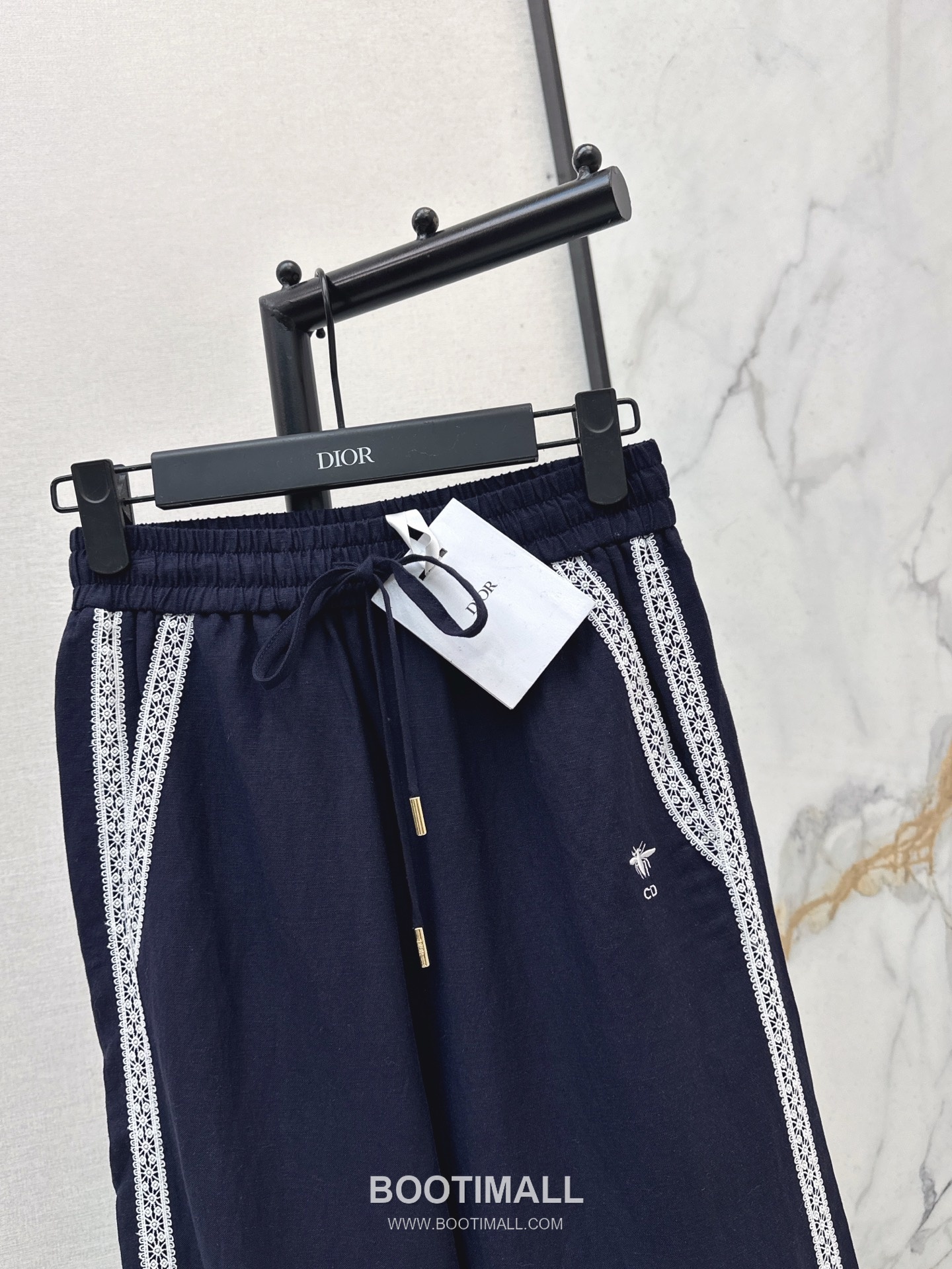 Dior 2026 S/S Linen Blend Pants Straight Fit Lace Detail 디올 린넨 블렌드 팬츠 스트레이트 핏 레이스 디테일 13