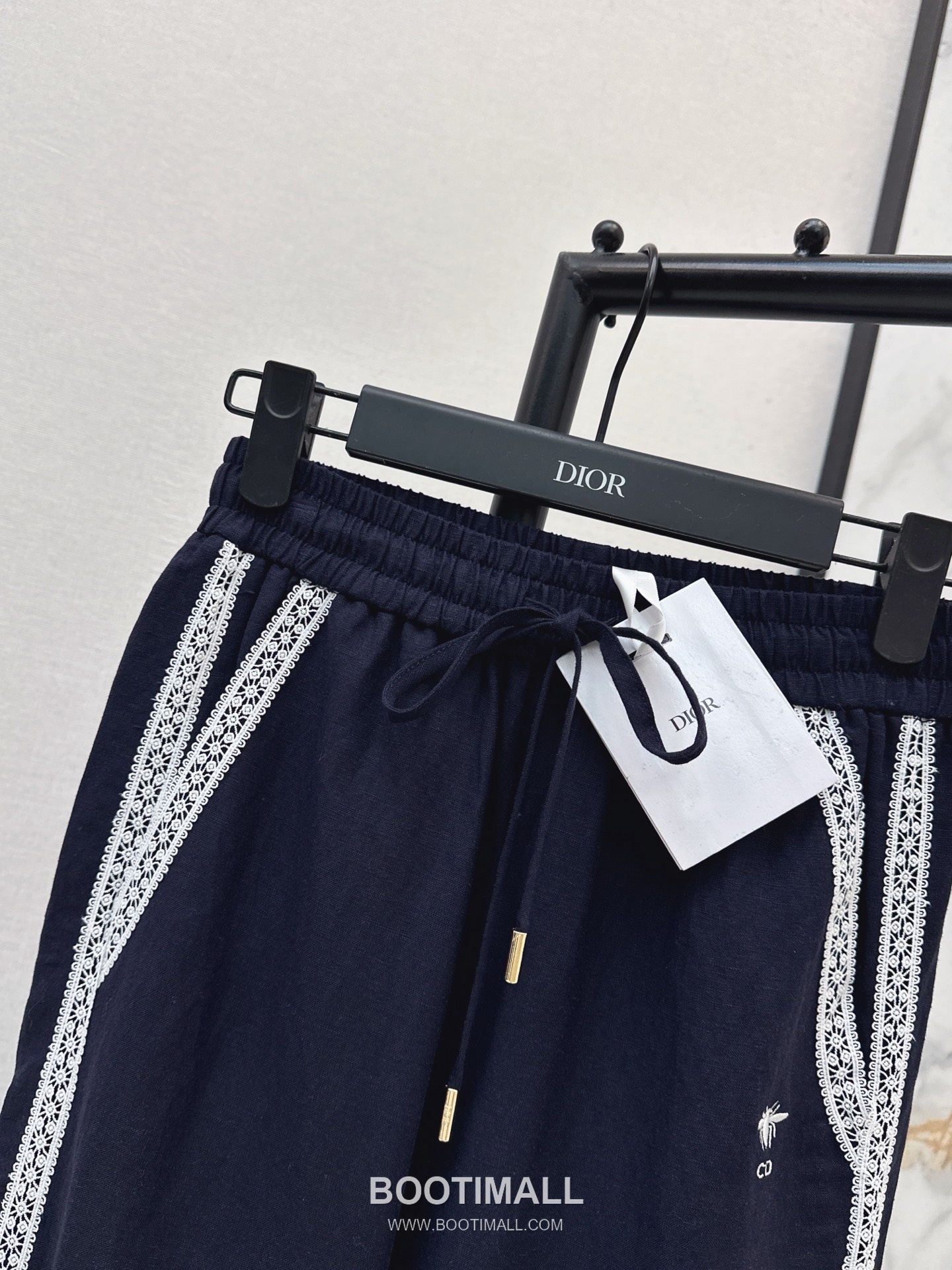 Dior 2026 S/S Linen Blend Pants Straight Fit Lace Detail 디올 린넨 블렌드 팬츠 스트레이트 핏 레이스 디테일 14