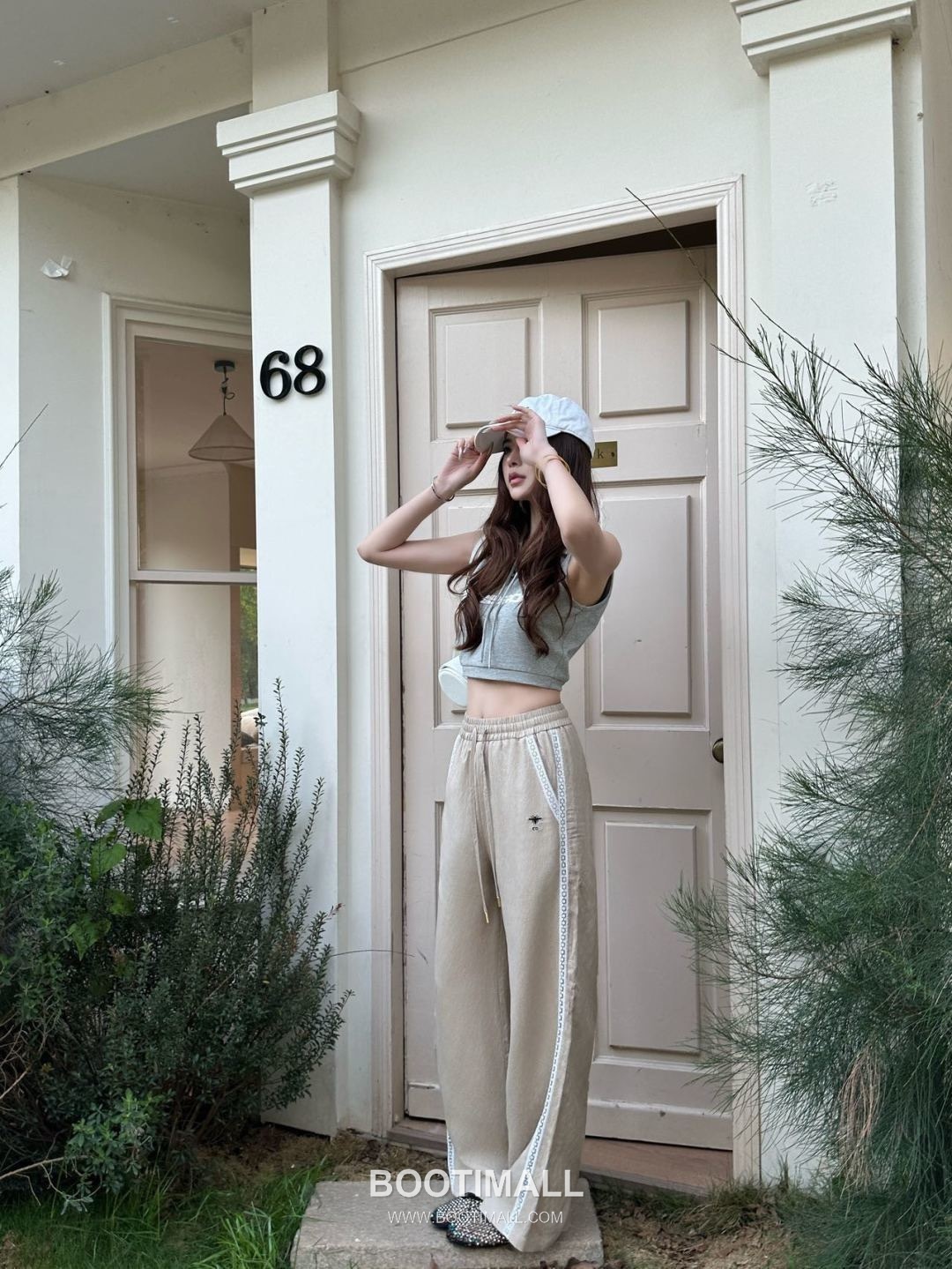 Dior 2026 S/S Linen Blend Pants Straight Fit Lace Detail 디올 린넨 블렌드 팬츠 스트레이트 핏 레이스 디테일 1