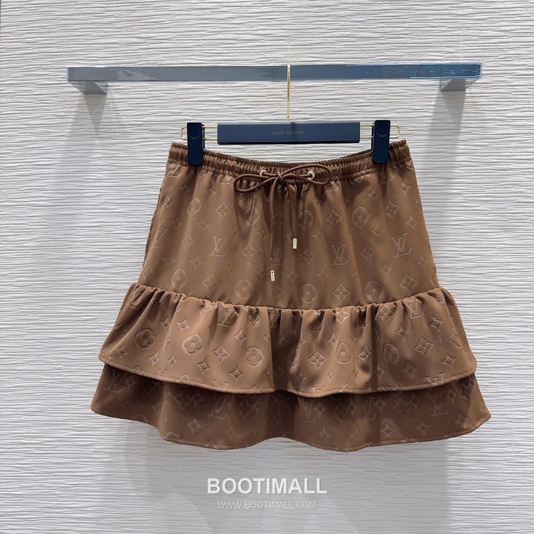 Prada 2026 S/S Polyester Skirt Structured Cut Logo Detail 프라다 폴리에스터 스커트 구조적 컷 로고 디테일 7