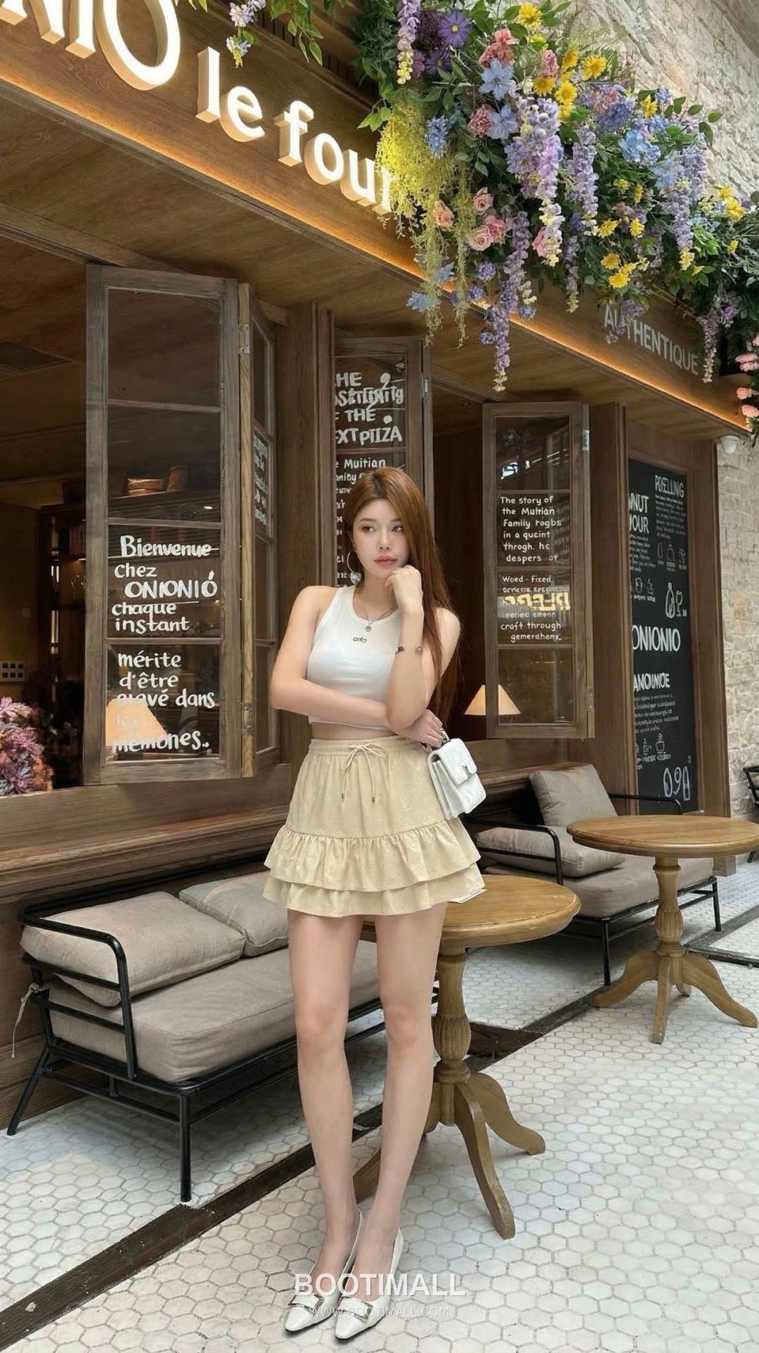 Prada 2026 S/S Polyester Skirt Structured Cut Logo Detail 프라다 폴리에스터 스커트 구조적 컷 로고 디테일 6