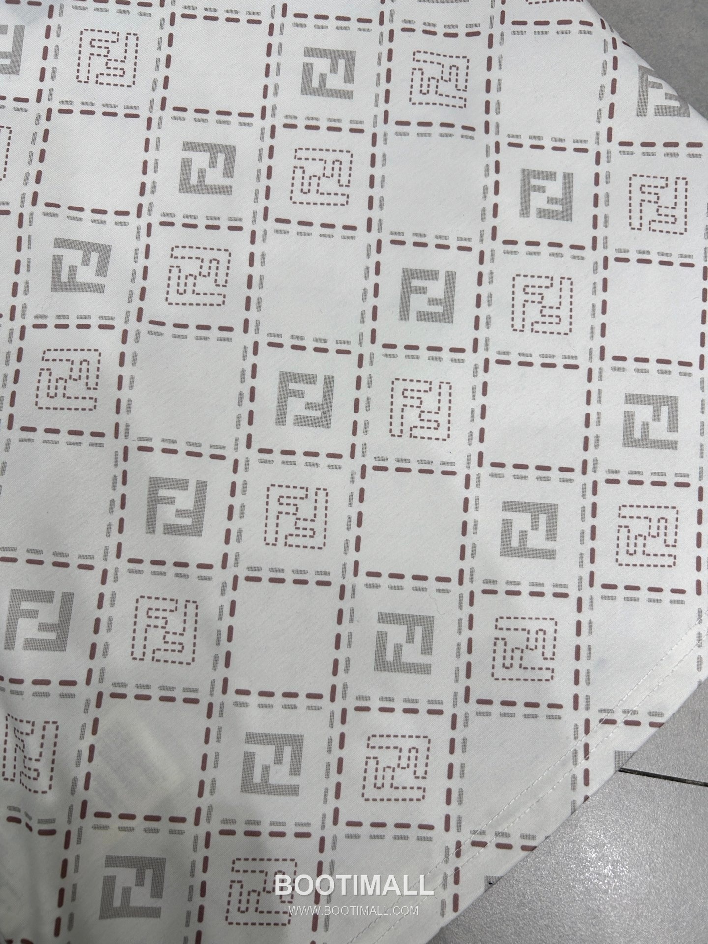 Fendi 2025 S/S Cotton T-Shirt Allover FF Diamond Print Logo Detail 펜디 코튼 티셔츠 올오버 FF 다이아몬드 프린트 로고 디테일 21