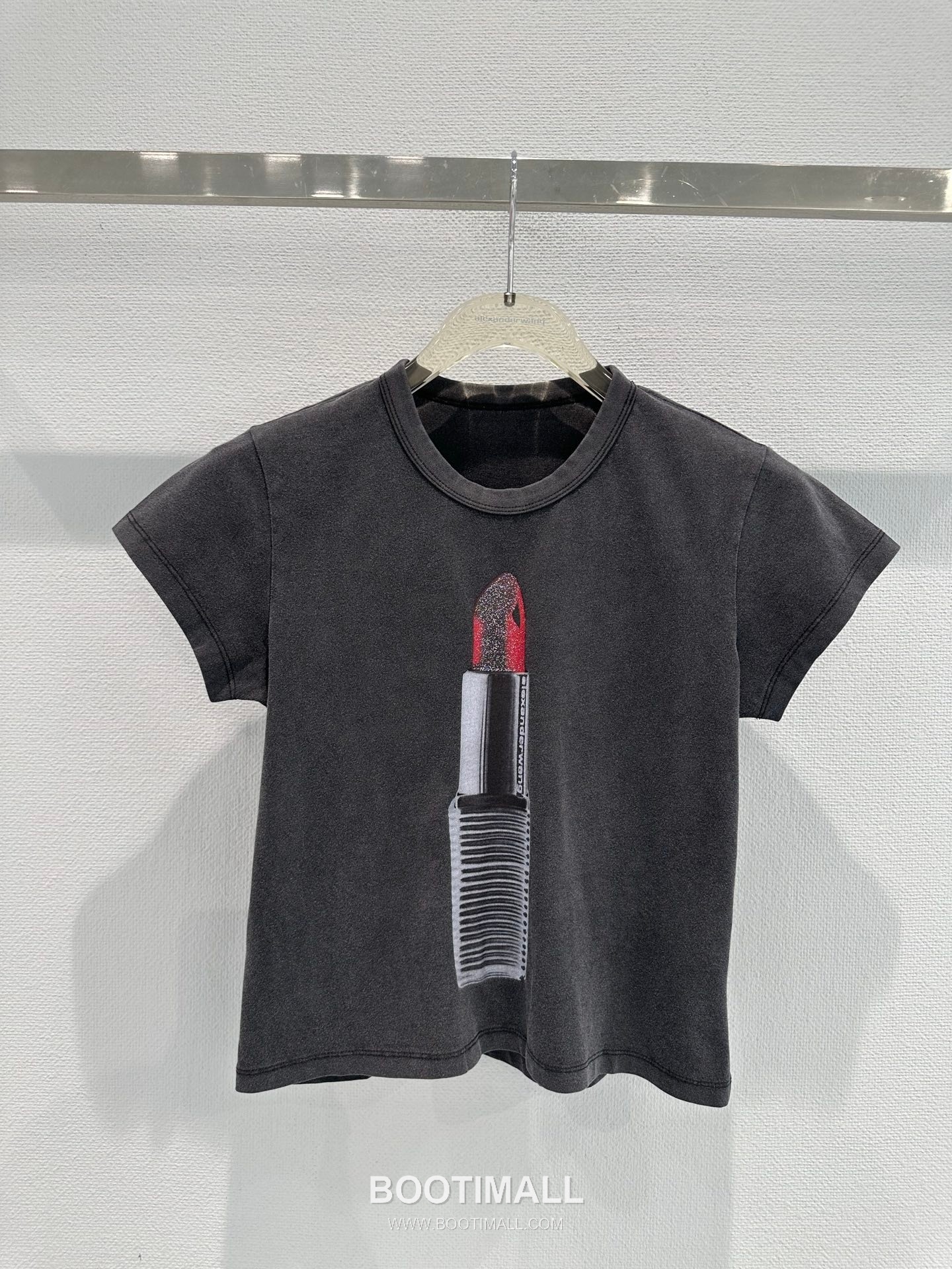 Alexander Wang 2026 S/S Cotton T-Shirt 3D Lipstick Print Logo Detail 알렉산더왕 코튼 티셔츠 3D 립스틱 프린트 로고 디테일 3