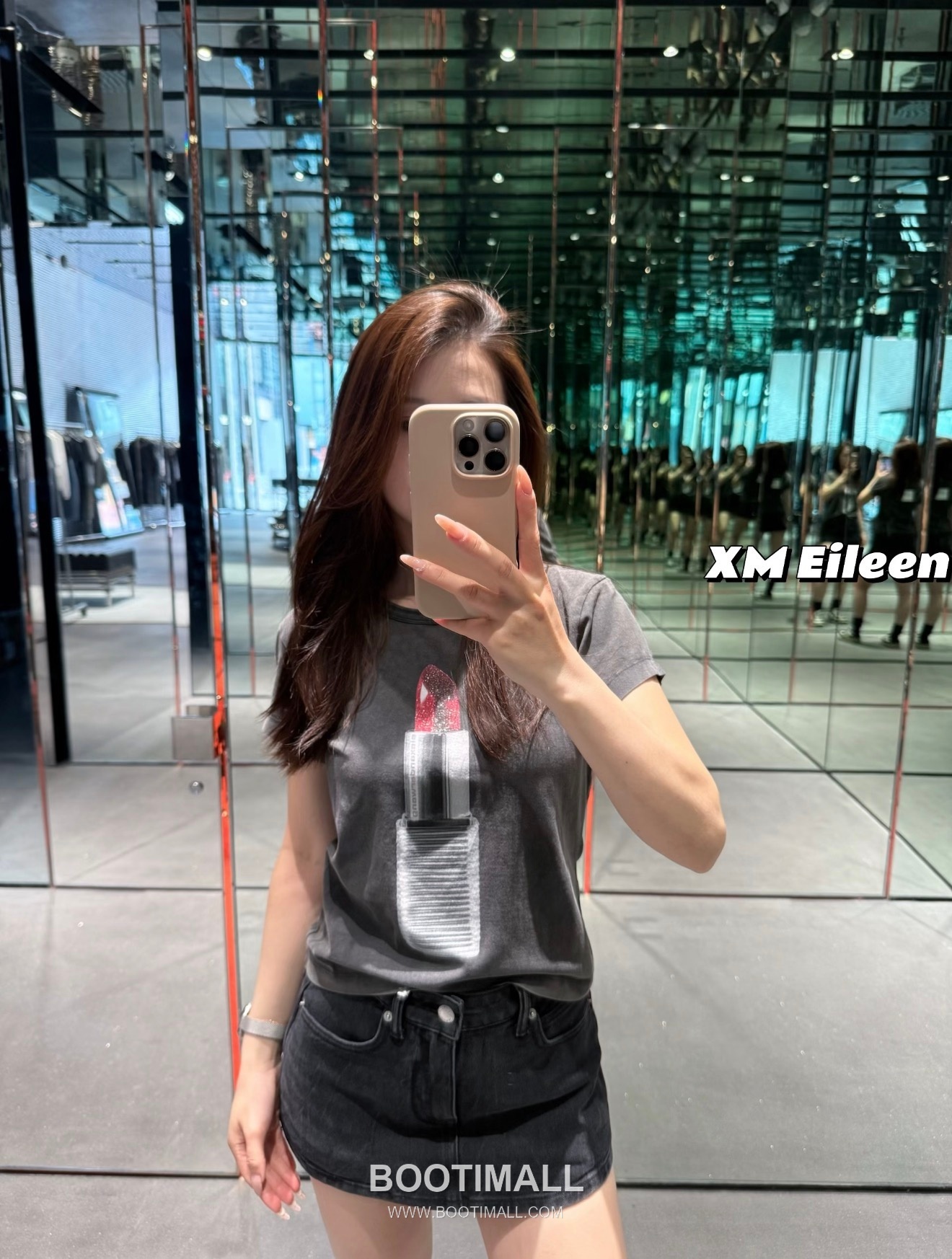 Alexander Wang 2026 S/S Cotton T-Shirt 3D Lipstick Print Logo Detail 알렉산더왕 코튼 티셔츠 3D 립스틱 프린트 로고 디테일 9