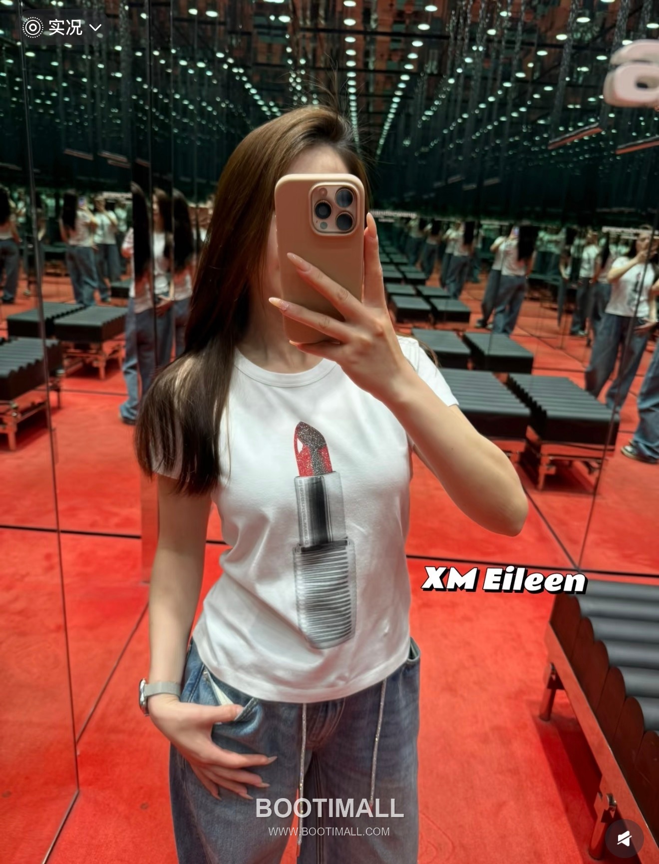 Alexander Wang 2026 S/S Cotton T-Shirt 3D Lipstick Print Logo Detail 알렉산더왕 코튼 티셔츠 3D 립스틱 프린트 로고 디테일 3