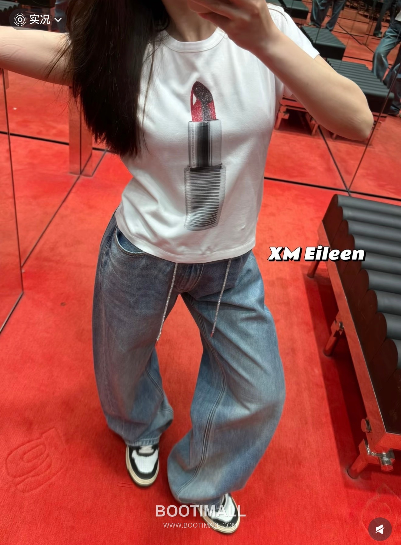 Alexander Wang 2026 S/S Cotton T-Shirt 3D Lipstick Print Logo Detail 알렉산더왕 코튼 티셔츠 3D 립스틱 프린트 로고 디테일 5