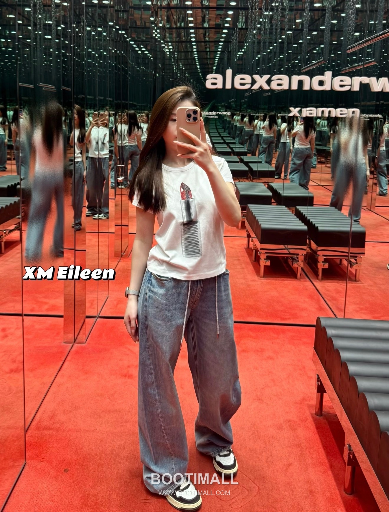 Alexander Wang 2026 S/S Cotton T-Shirt 3D Lipstick Print Logo Detail 알렉산더왕 코튼 티셔츠 3D 립스틱 프린트 로고 디테일 6