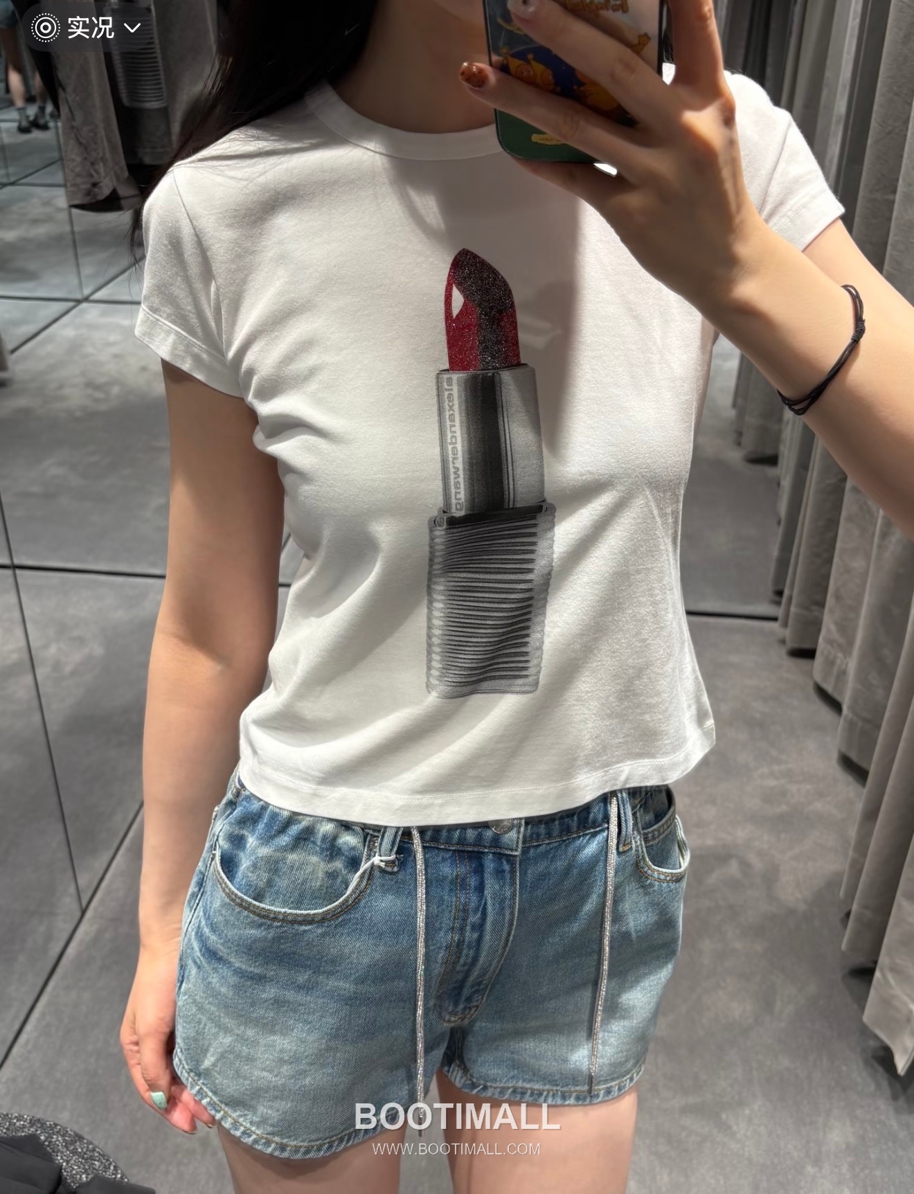 Alexander Wang 2026 S/S Cotton T-Shirt 3D Lipstick Print Logo Detail 알렉산더왕 코튼 티셔츠 3D 립스틱 프린트 로고 디테일 7