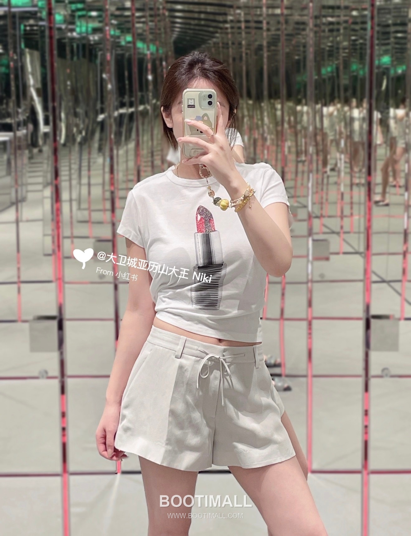 Alexander Wang 2026 S/S Cotton T-Shirt 3D Lipstick Print Logo Detail 알렉산더왕 코튼 티셔츠 3D 립스틱 프린트 로고 디테일 10