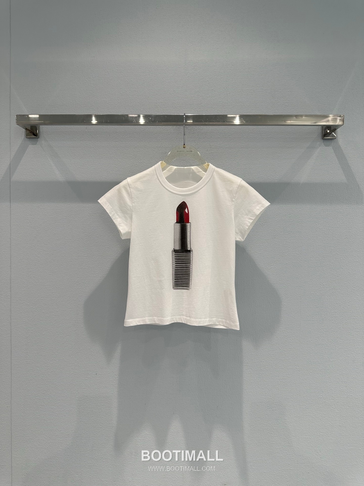 Alexander Wang 2026 S/S Cotton T-Shirt 3D Lipstick Print Logo Detail 알렉산더왕 코튼 티셔츠 3D 립스틱 프린트 로고 디테일 12