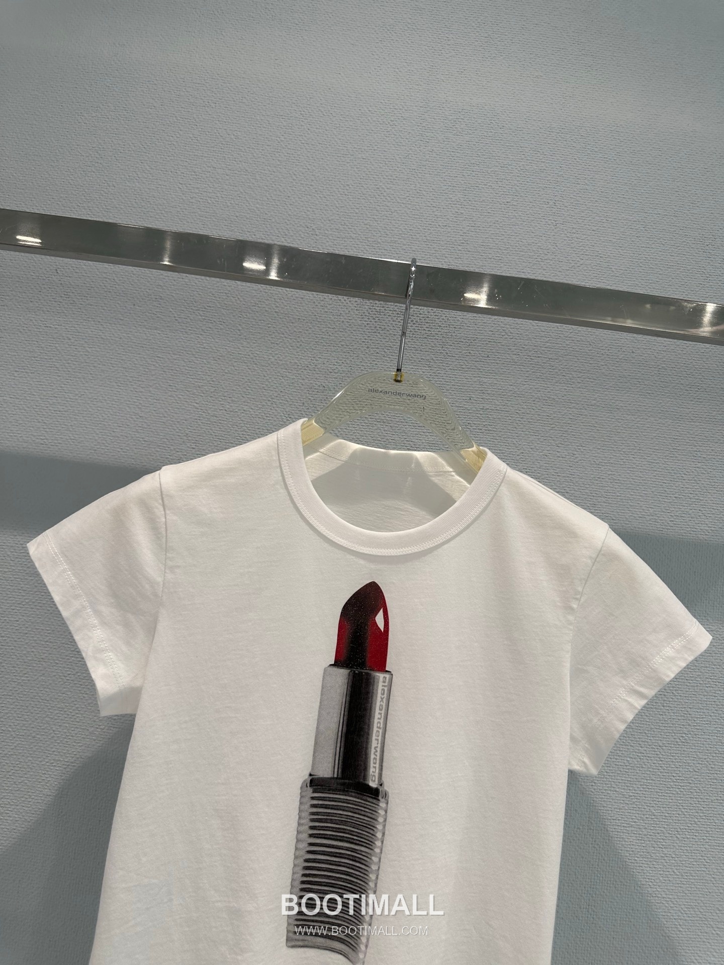 Alexander Wang 2026 S/S Cotton T-Shirt 3D Lipstick Print Logo Detail 알렉산더왕 코튼 티셔츠 3D 립스틱 프린트 로고 디테일 13