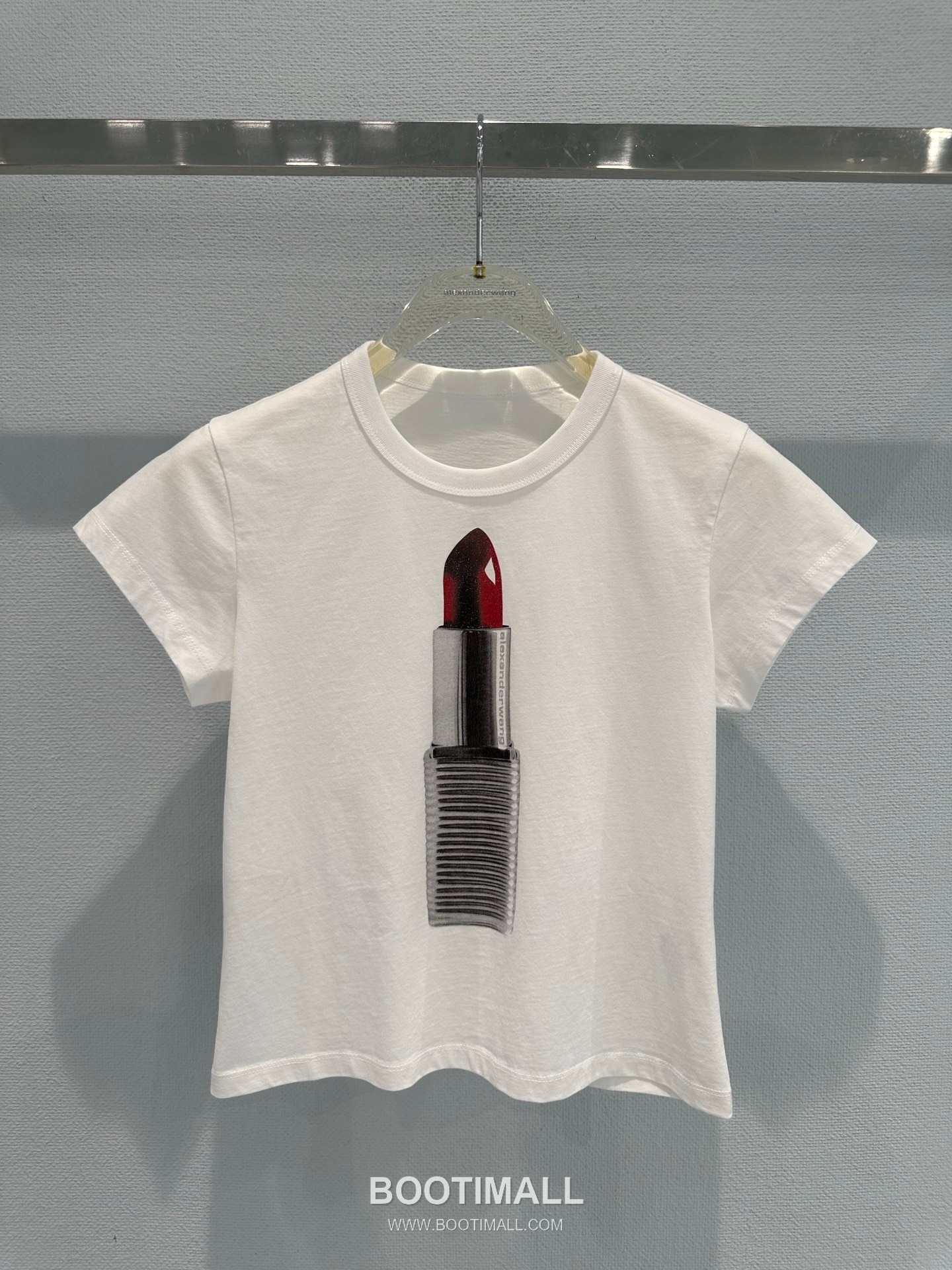 Alexander Wang 2026 S/S Cotton T-Shirt 3D Lipstick Print Logo Detail 알렉산더왕 코튼 티셔츠 3D 립스틱 프린트 로고 디테일 14