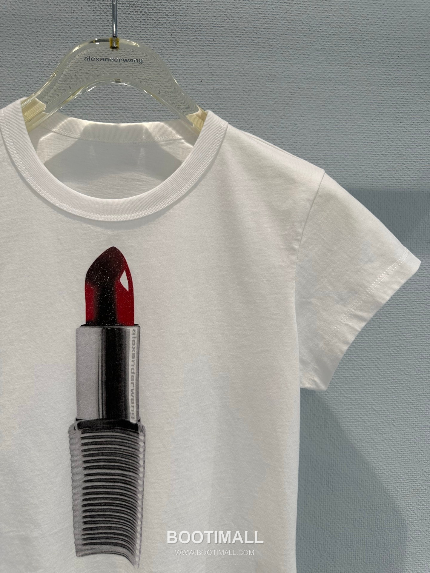 Alexander Wang 2026 S/S Cotton T-Shirt 3D Lipstick Print Logo Detail 알렉산더왕 코튼 티셔츠 3D 립스틱 프린트 로고 디테일 17
