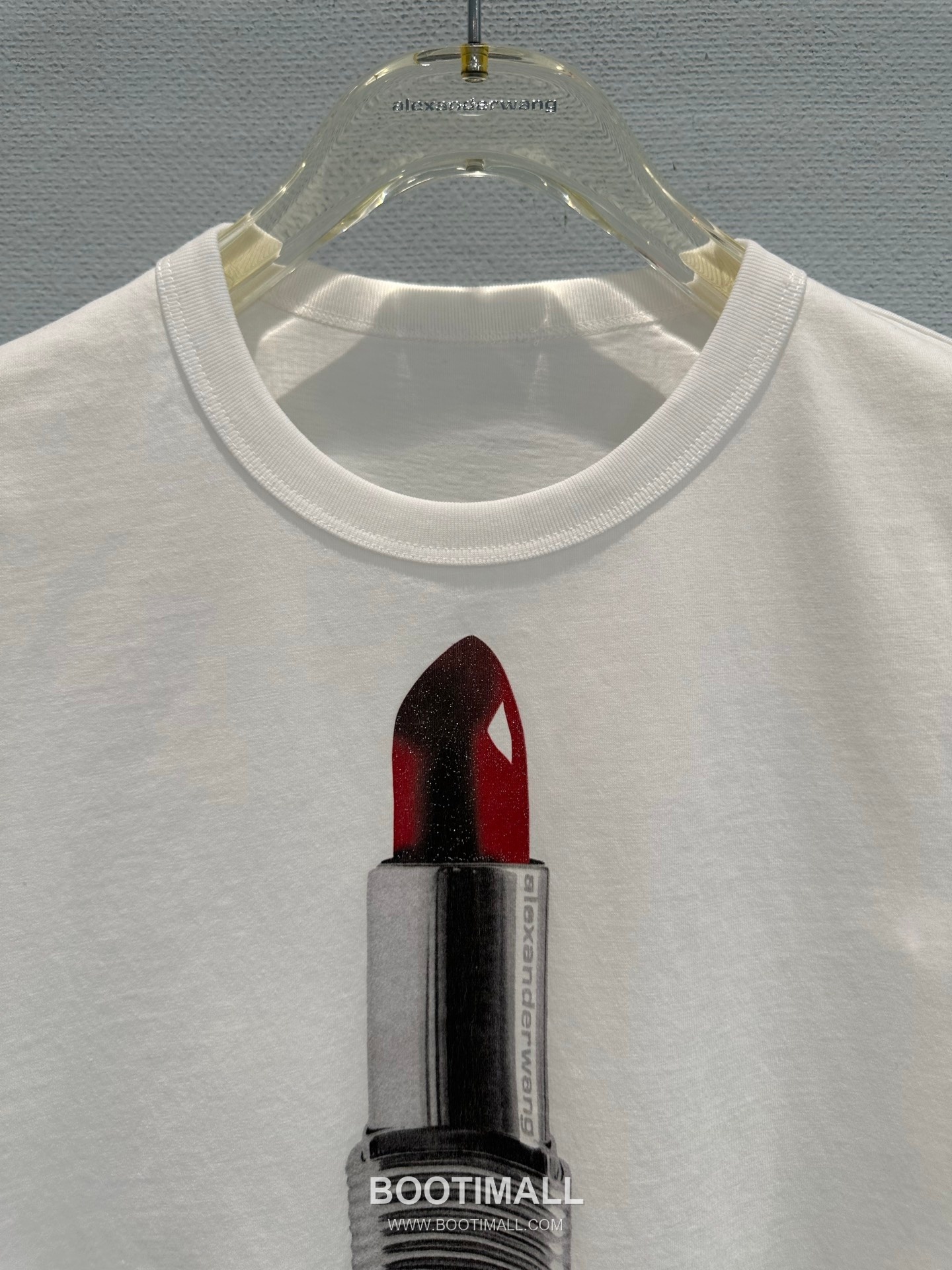 Alexander Wang 2026 S/S Cotton T-Shirt 3D Lipstick Print Logo Detail 알렉산더왕 코튼 티셔츠 3D 립스틱 프린트 로고 디테일 18
