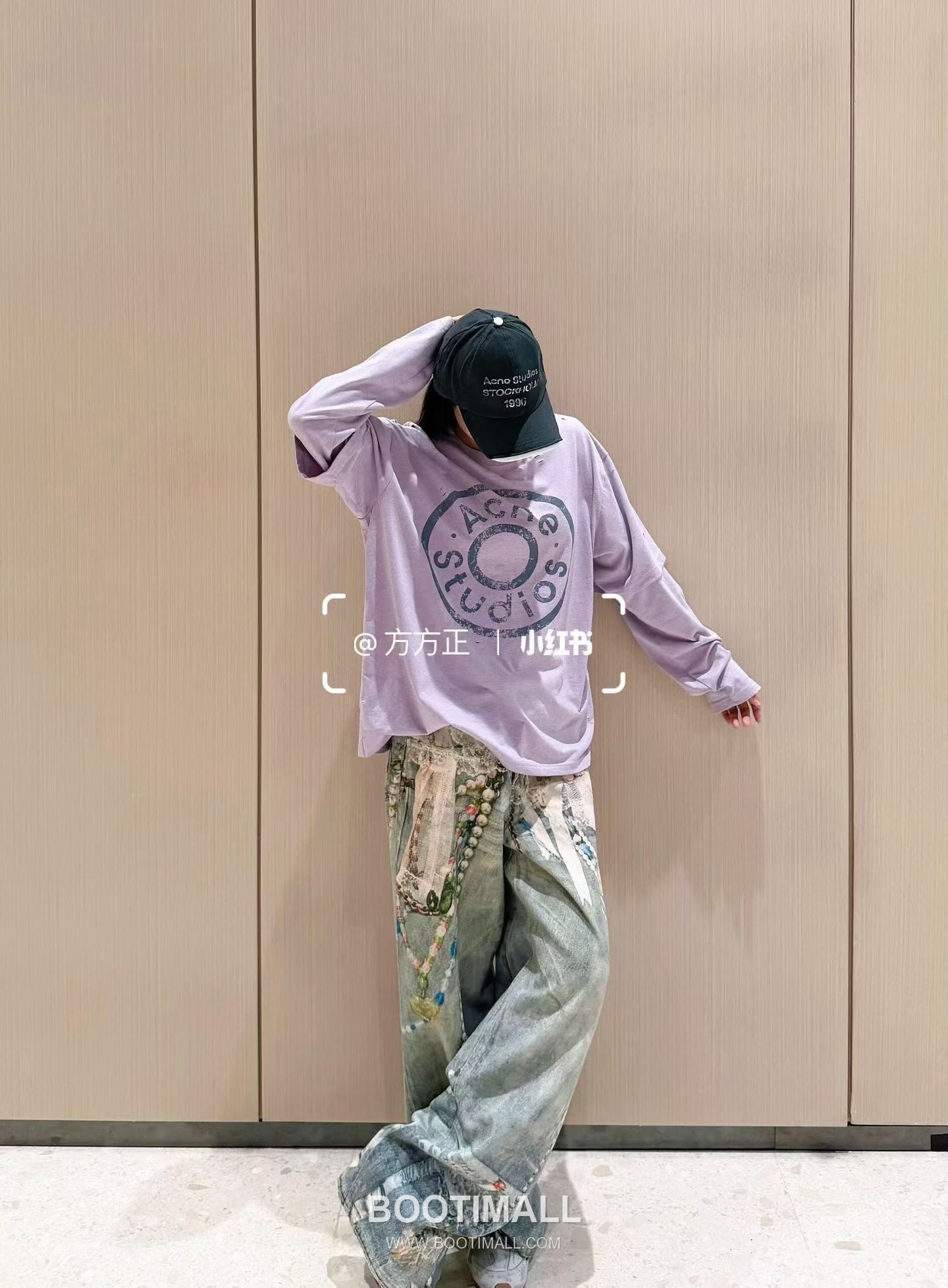 Acne Studios 2026 S/S Cotton Long Sleeve T-Shirt Layered Detail Logo Print 아크네스튜디오 코튼 롱슬리브 티셔츠 레이어드 디테일 로고 프린트 8