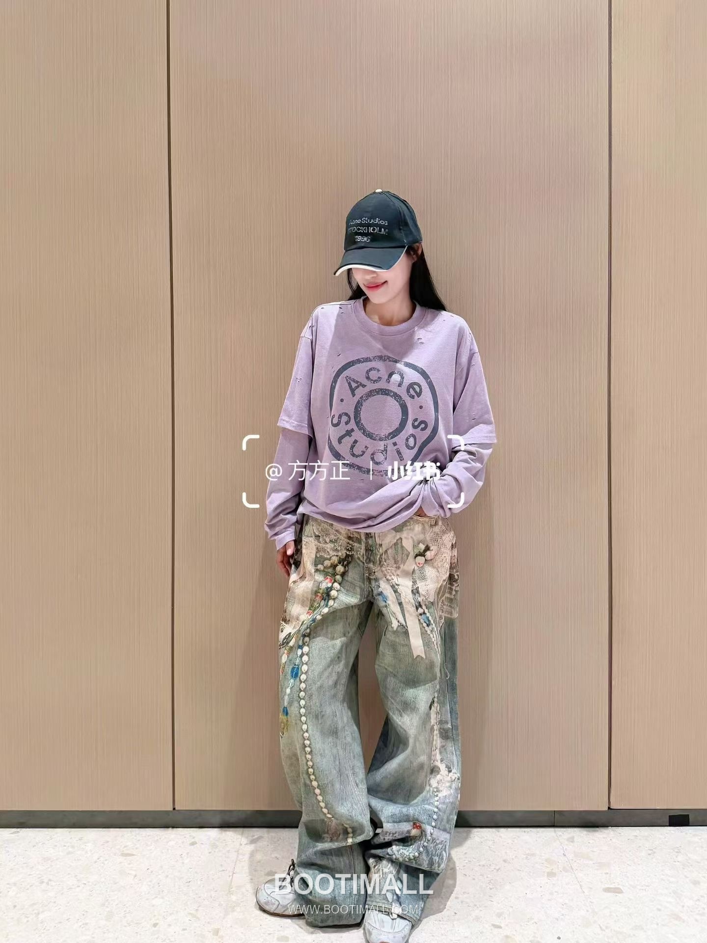 Acne Studios 2026 S/S Cotton Long Sleeve T-Shirt Layered Detail Logo Print 아크네스튜디오 코튼 롱슬리브 티셔츠 레이어드 디테일 로고 프린트 9