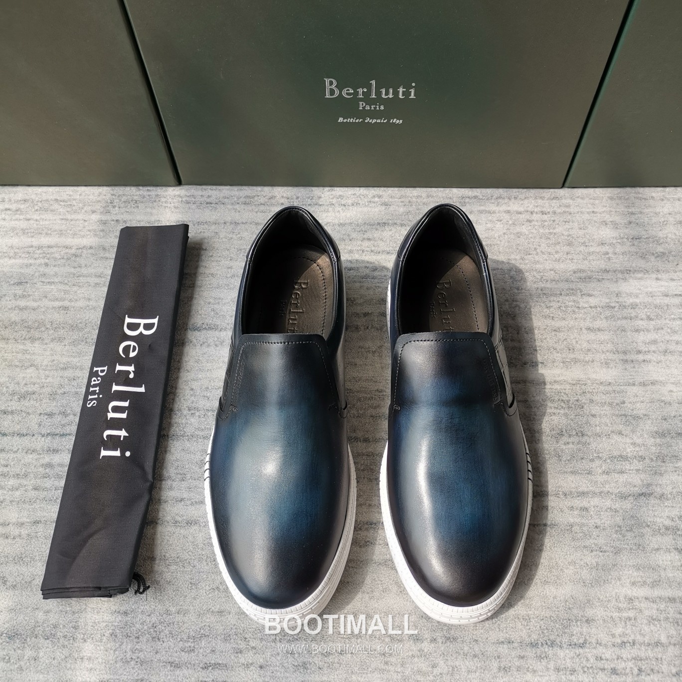 Berluti Playtime Palermo Croc Embossed Calfskin Leather Slip-On Sneakers with Scritto TPU Sole Detail 벨루티 플레이타임 팔레르모 크로크 엠보싱 카프스킨 레더 슬립온 스니커즈 3.5cm 1