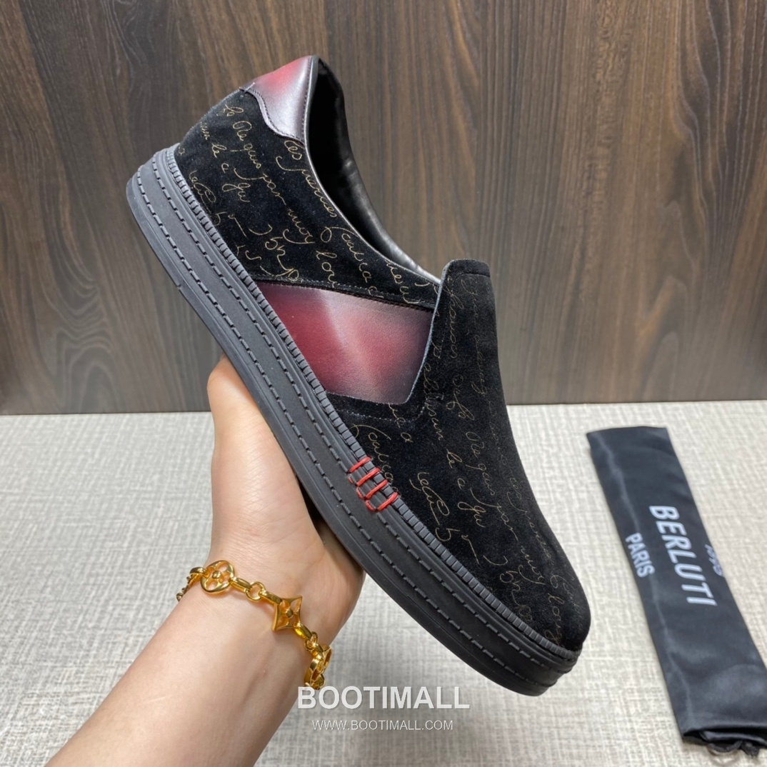 Berluti Playtime Palermo Suede Calfskin Slip-On Sneakers with Scritto TPU Sole Detail 벨루티 플레이타임 팔레르모 스웨이드 카프스킨 슬립온 스니커즈 3.5cm 6