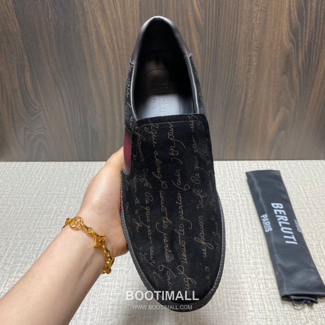 Berluti Playtime Palermo Suede Calfskin Slip-On Sneakers with Scritto TPU Sole Detail 벨루티 플레이타임 팔레르모 스웨이드 카프스킨 슬립온 스니커즈 3.5cm 7