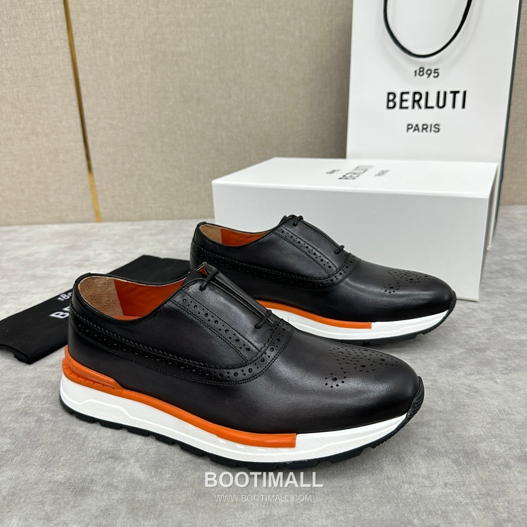 Berluti Fast Track Calfskin Leather Runner Sneakers with Scritto TPU Sole Detail 벨루티 패스트트랙 카프스킨 레더 러너 스니커즈 3.5cm 2