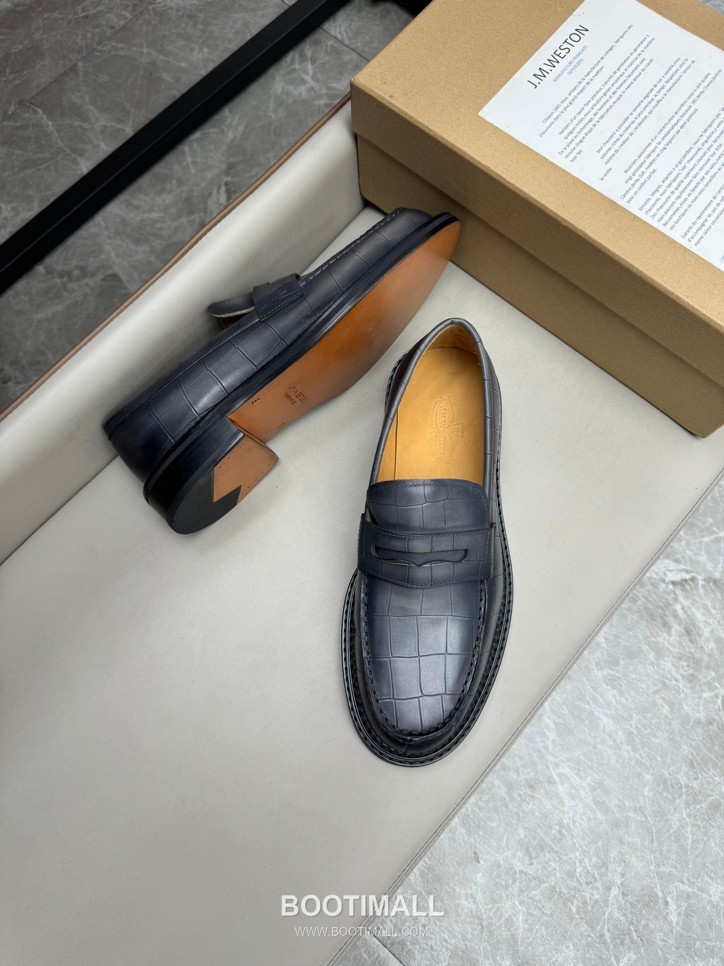 J.M.Weston Classic Calfskin Leather Lace-Up Dress Shoes with Smooth Upper Detail 제이엠웨스턴 클래식 카프스킨 레더 레이스업 드레스 슈즈 2.5cm 3