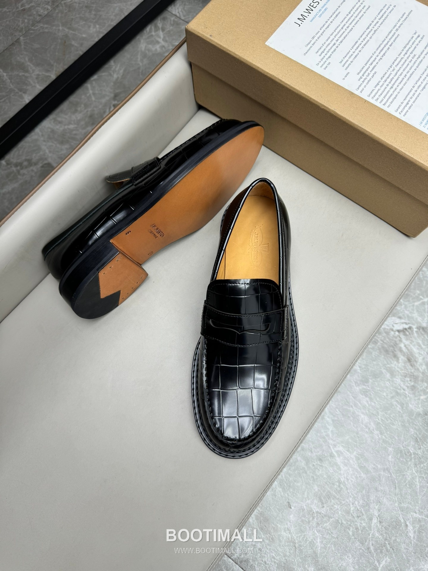 J.M.Weston Classic Calfskin Leather Lace-Up Dress Shoes with Smooth Upper Detail 제이엠웨스턴 클래식 카프스킨 레더 레이스업 드레스 슈즈 2.5cm 3