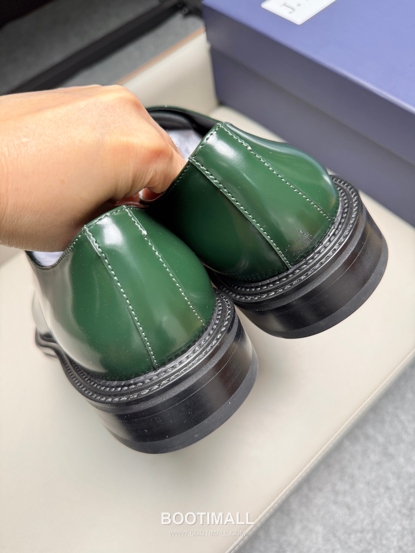 J.M.Weston Classic Calfskin Leather Lace-Up Dress Shoes with Leather Sole Detail 제이엠웨스턴 클래식 카프스킨 레더 레이스업 드레스 슈즈 2.5cm 4