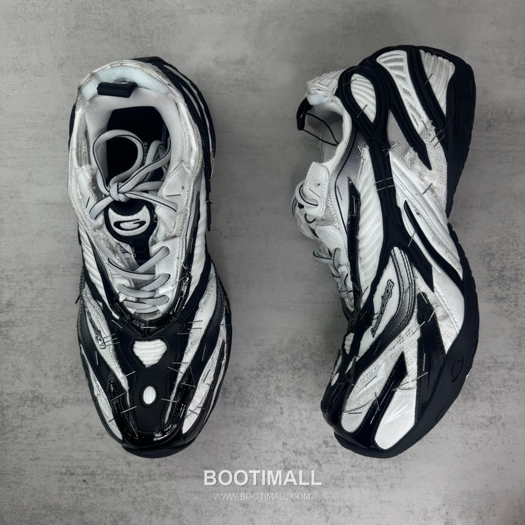 Balenciaga Soleless Mesh Nylon Layered Sneakers with Staple Detail 발렌시아가 솔리스 메쉬 나일론 레이어드 스니커즈 스테이플 디테일 3cm 3