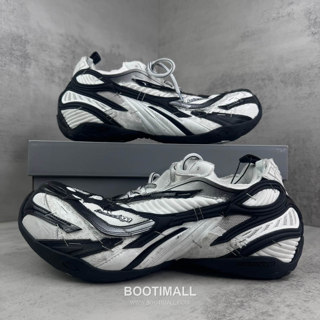 Balenciaga Soleless Mesh Nylon Layered Sneakers with Staple Detail 발렌시아가 솔리스 메쉬 나일론 레이어드 스니커즈 스테이플 디테일 3cm 9