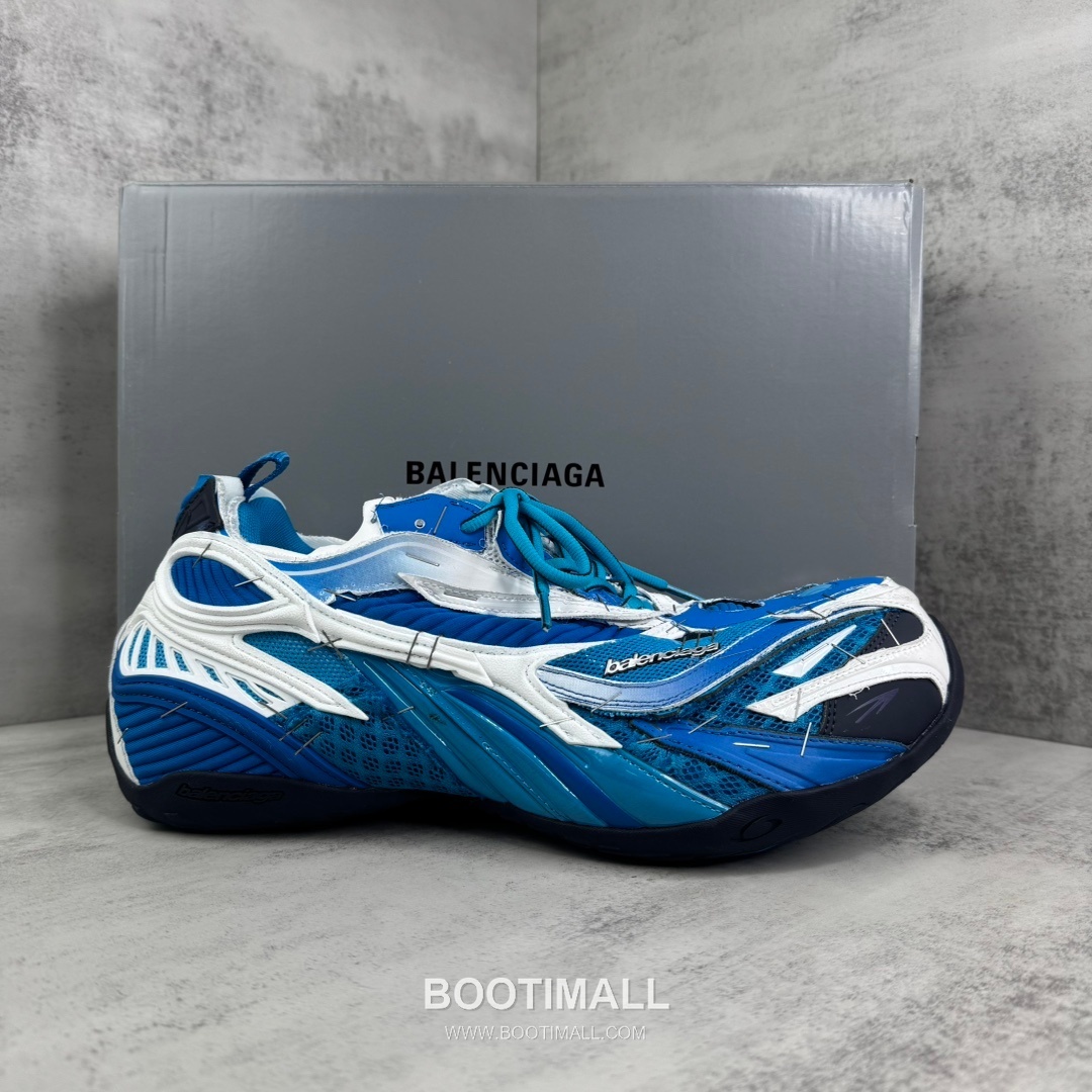 Balenciaga Soleless Mesh Nylon Layered Sneakers with Staple Detail 발렌시아가 솔리스 메쉬 나일론 레이어드 스니커즈 스테이플 디테일 3cm 1