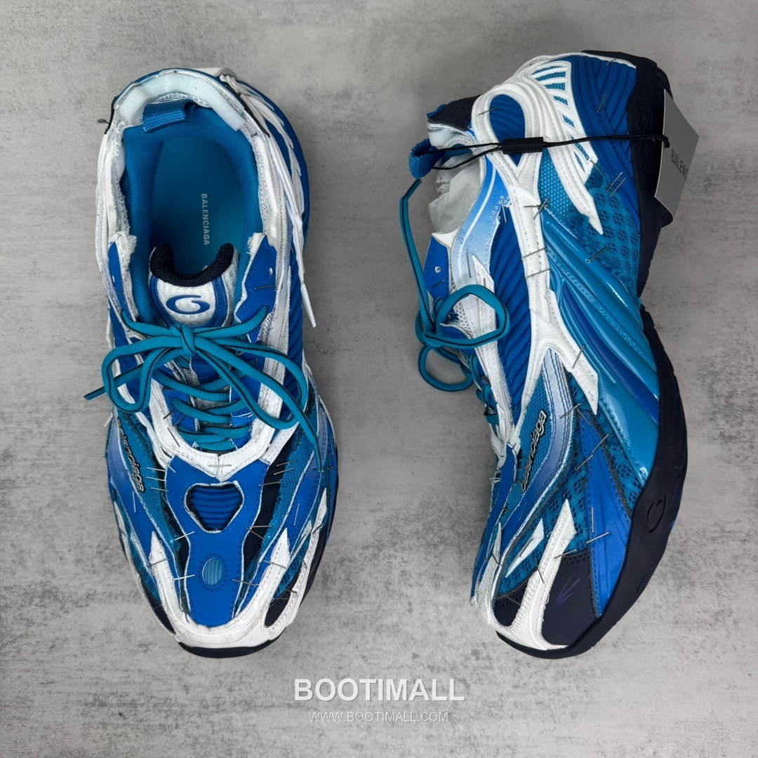 Balenciaga Soleless Mesh Nylon Layered Sneakers with Staple Detail 발렌시아가 솔리스 메쉬 나일론 레이어드 스니커즈 스테이플 디테일 3cm 3