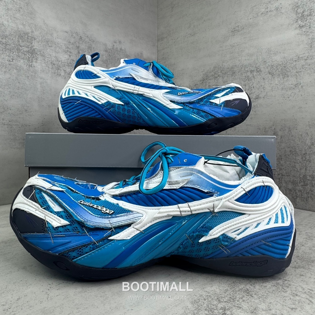 Balenciaga Soleless Mesh Nylon Layered Sneakers with Staple Detail 발렌시아가 솔리스 메쉬 나일론 레이어드 스니커즈 스테이플 디테일 3cm 9