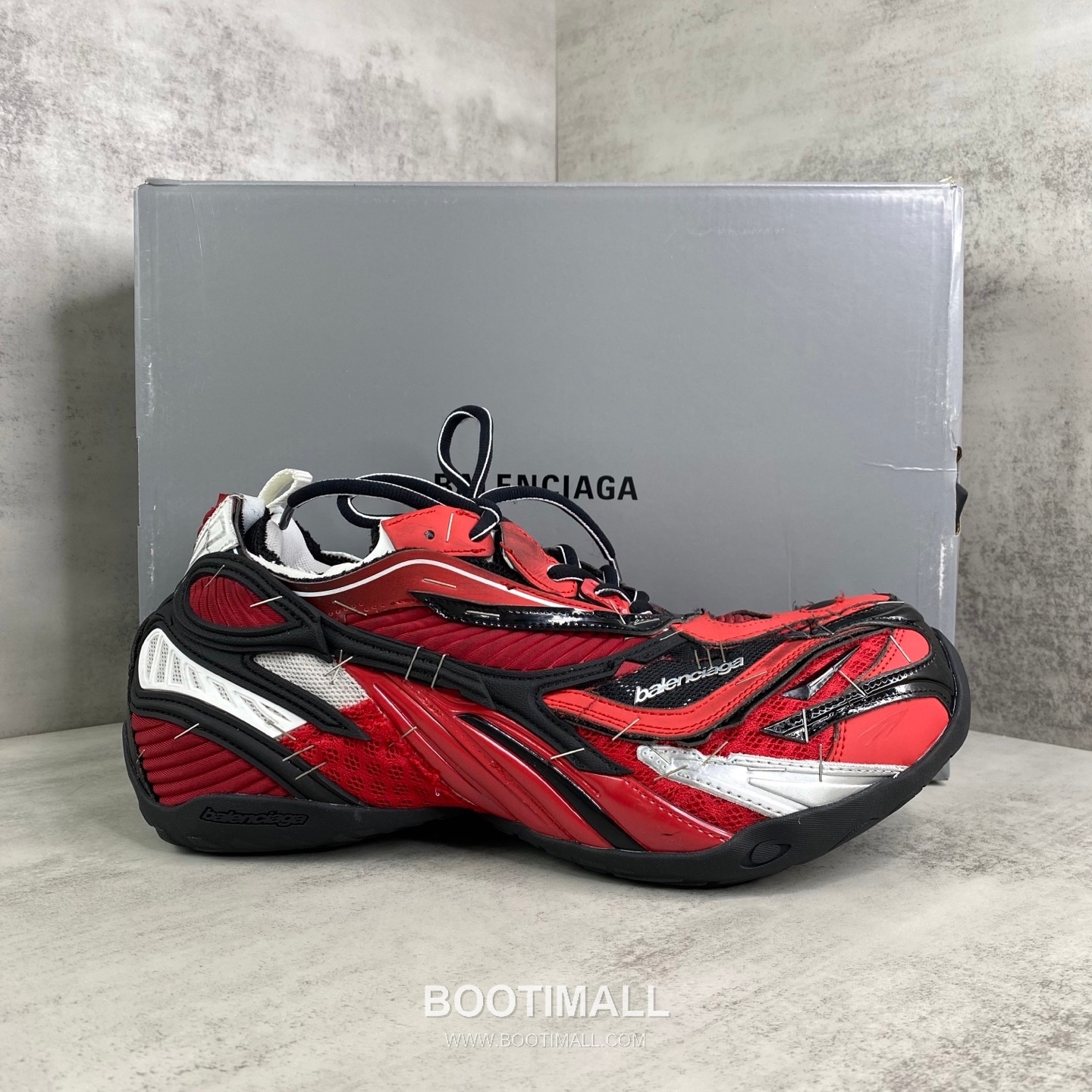 Balenciaga Soleless Mesh Nylon Layered Sneakers with Staple Detail 발렌시아가 솔리스 메쉬 나일론 레이어드 스니커즈 스테이플 디테일 3cm 1