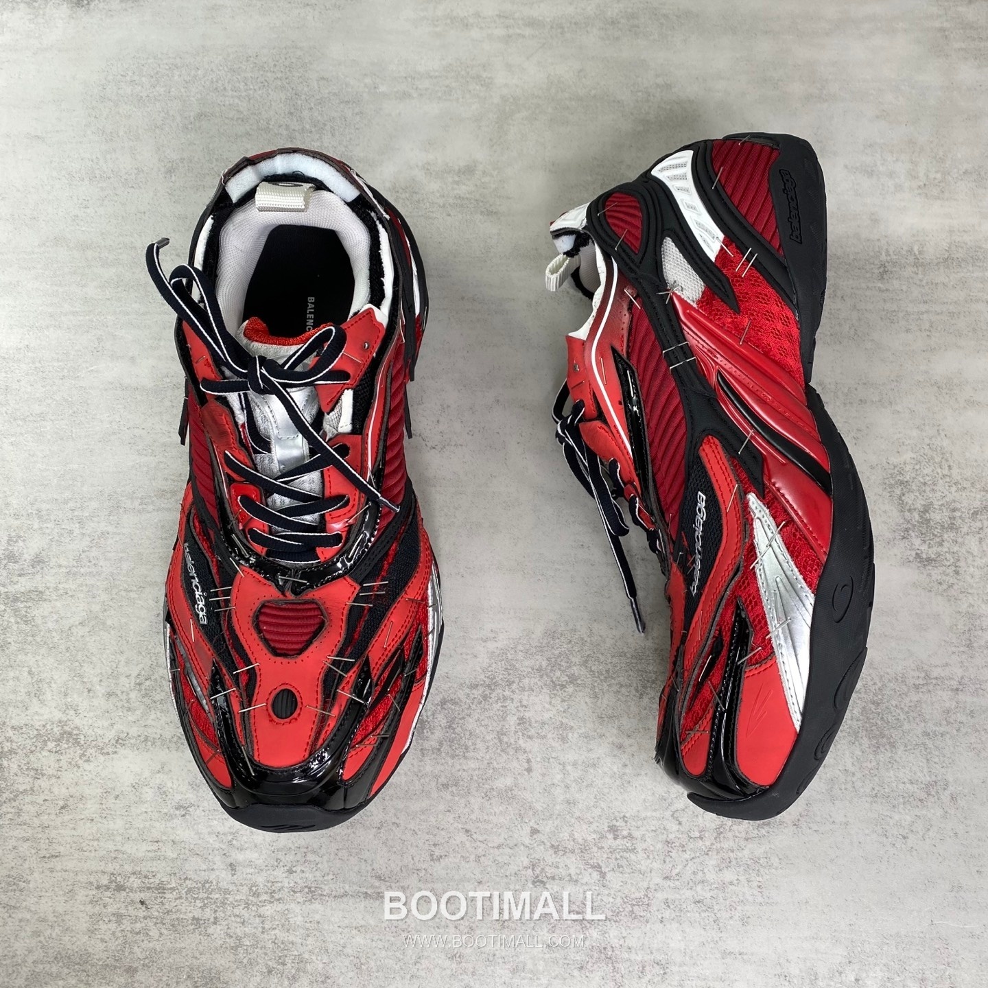 Balenciaga Soleless Mesh Nylon Layered Sneakers with Staple Detail 발렌시아가 솔리스 메쉬 나일론 레이어드 스니커즈 스테이플 디테일 3cm 3