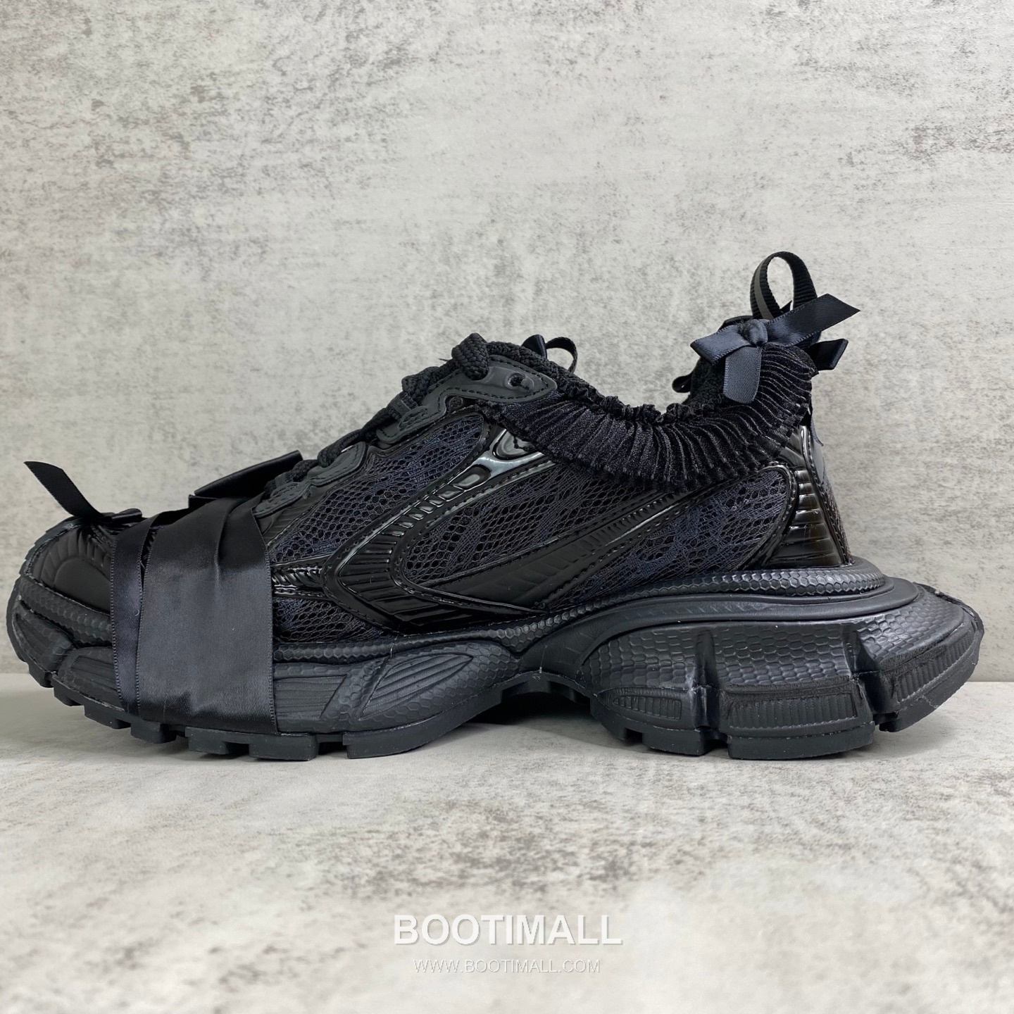 Balenciaga 3XL Denim Mesh Polyurethane Chunky Sneakers with Lace Ribbon Reflective Detail 발렌시아가 3XL 데님 메쉬 폴리우레탄 청키 스니커즈 레이스 리본 리플렉티브 디테일 3cm 7