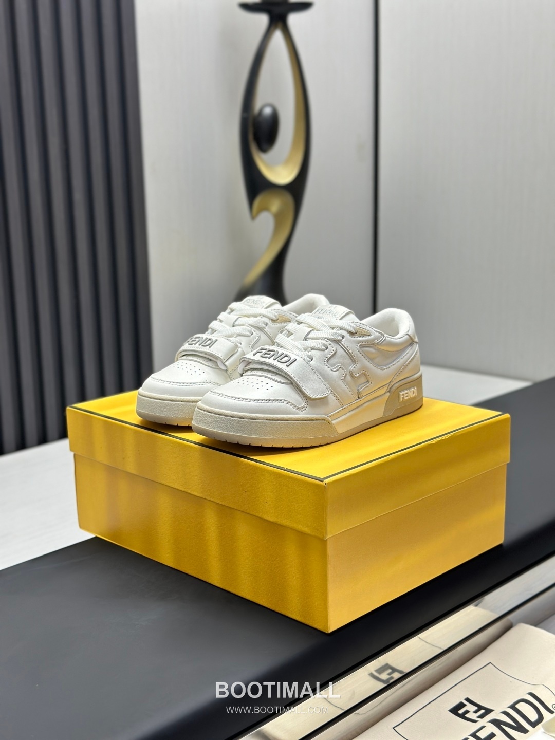 Fendi Match Suede Leather Low Sneakers with FF Stitch Logo Rubber Sole Detail 펜디 매치 스웨이드 레더 로우 스니커즈 FF 스티치 로고 러버솔 디테일 3cm 1