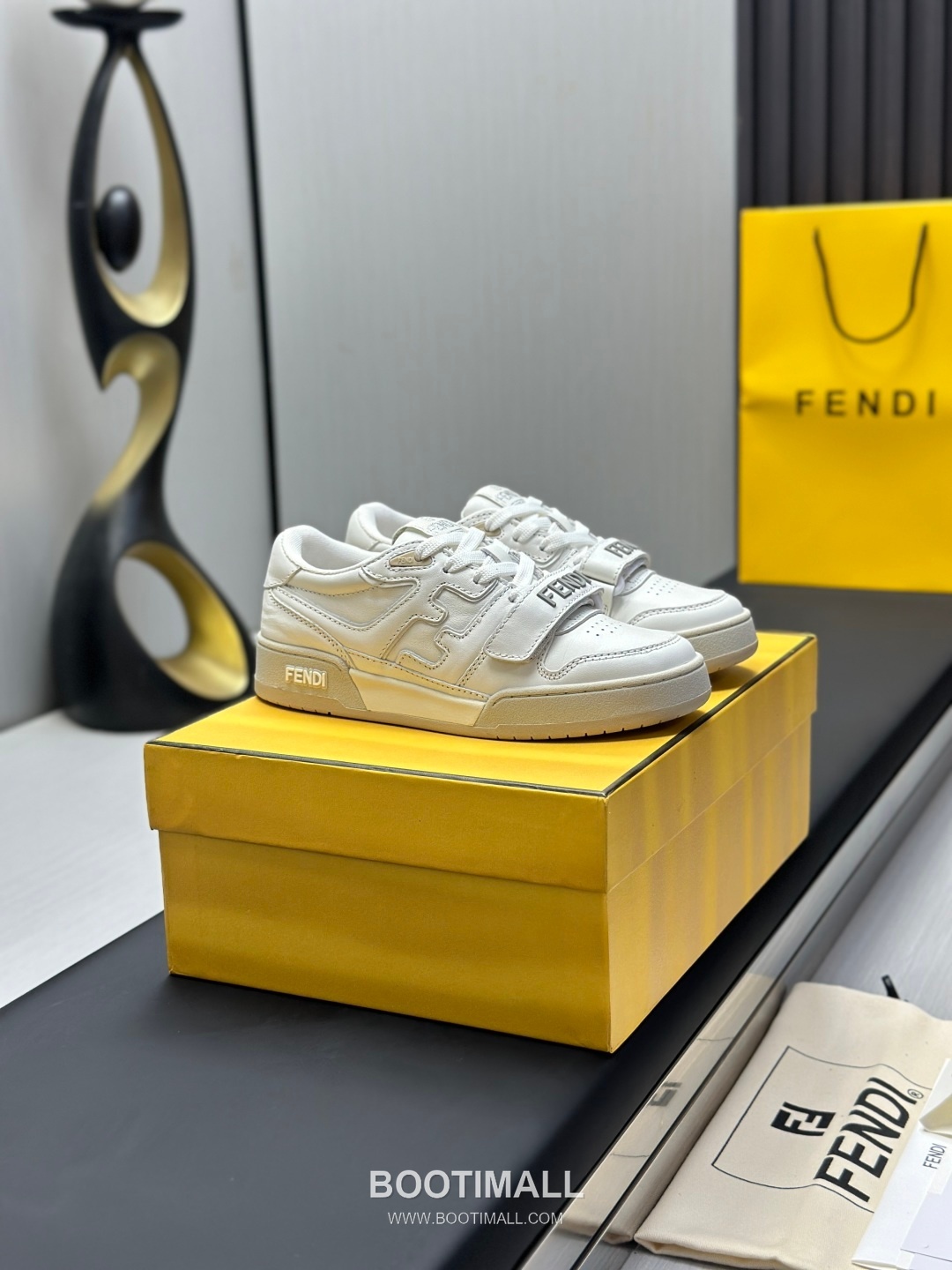 Fendi Match Suede Leather Low Sneakers with FF Stitch Logo Rubber Sole Detail 펜디 매치 스웨이드 레더 로우 스니커즈 FF 스티치 로고 러버솔 디테일 3cm 2